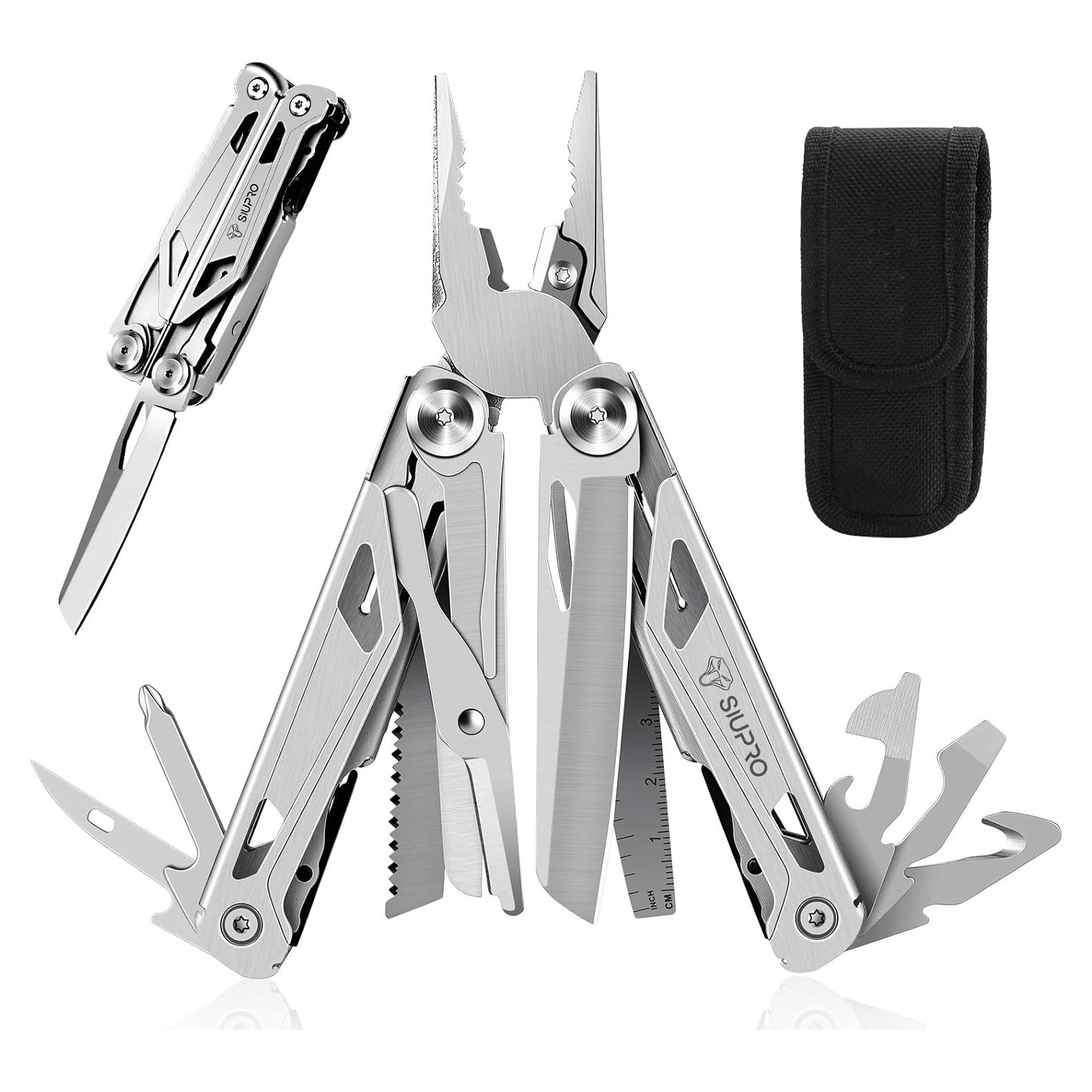 Cuchillo Multiherramienta SIUPRO SD-10 19 en 1 Acero Inoxidable