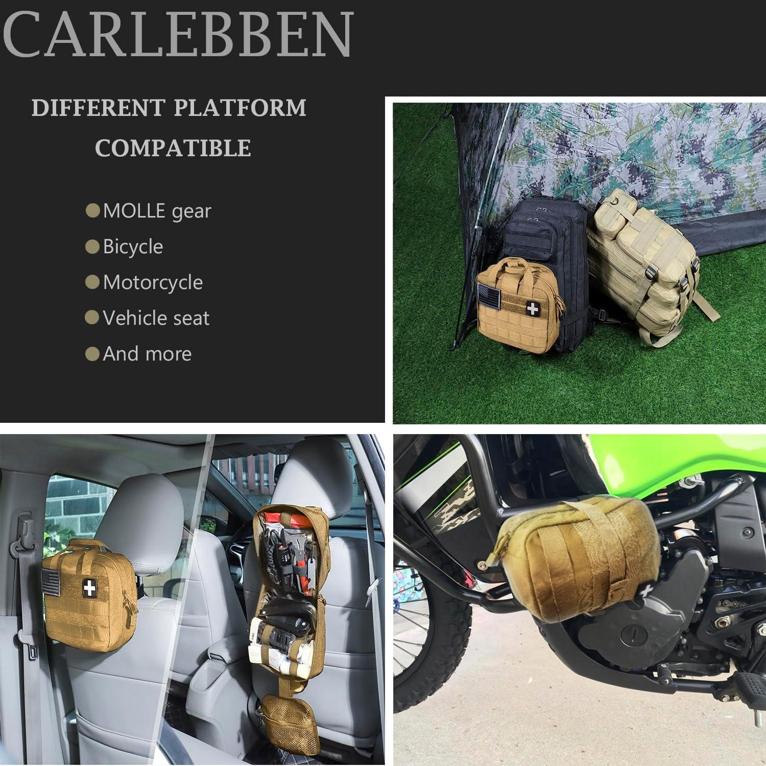 Kit de Primeros Auxilios Carlebben Molle 180 Piezas Beige