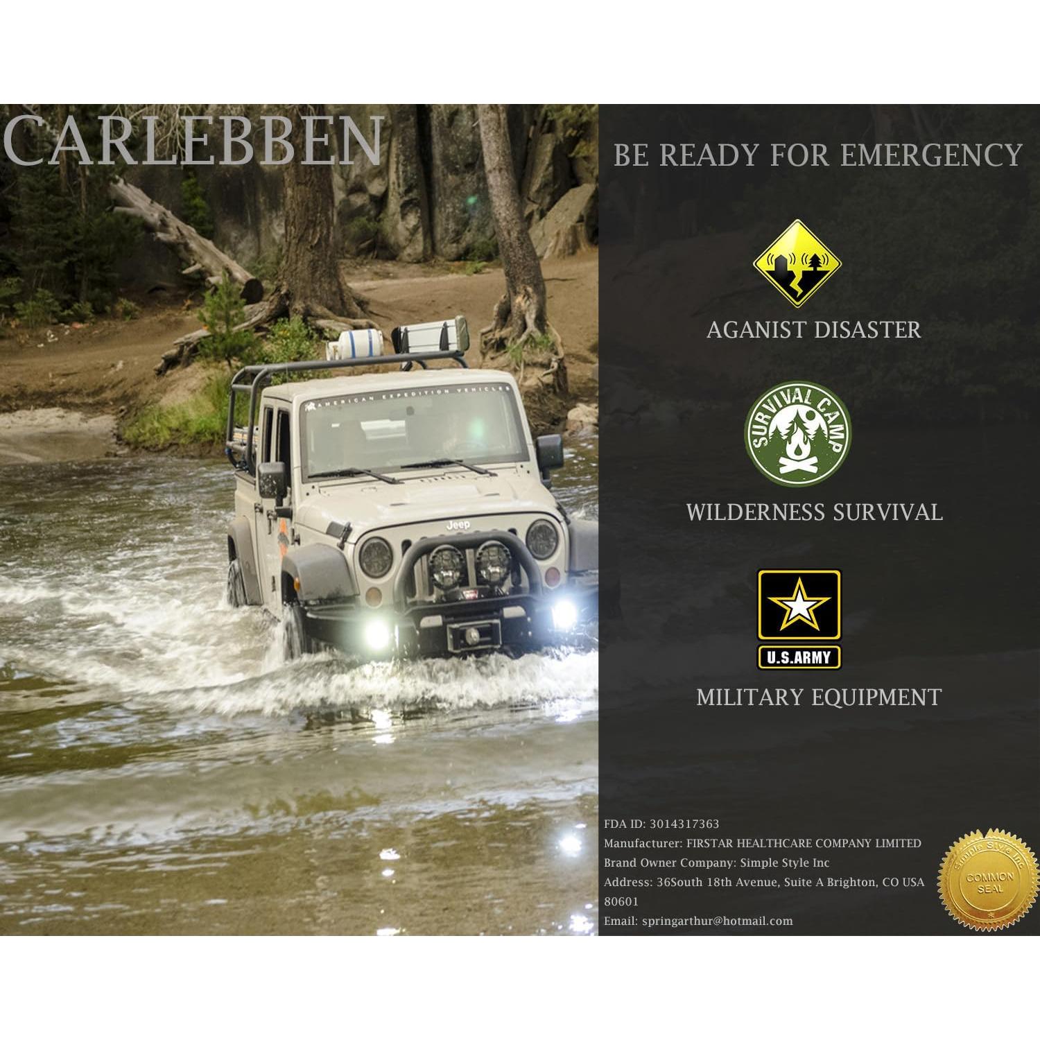 Kit de Primeros Auxilios Carlebben Molle 180 Piezas Beige