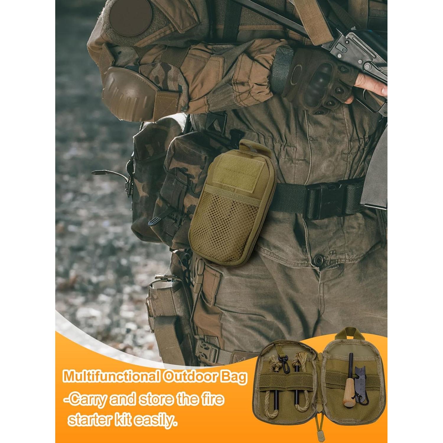 Kit de Inicio de Fuego Acostop con Bolsa Multifuncional