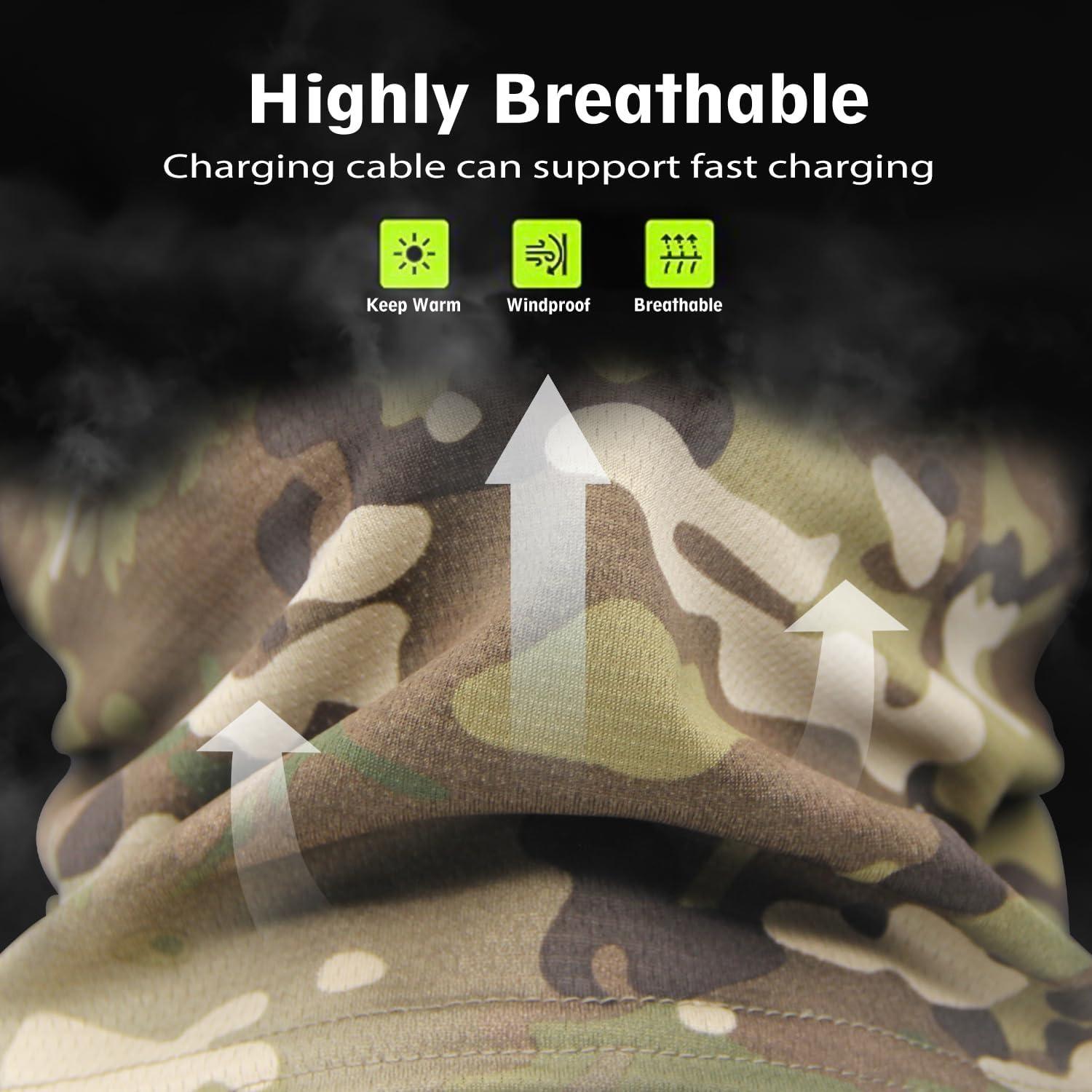 Máscara Balaclava Camo BLIENCE para Esquí y Ciclismo