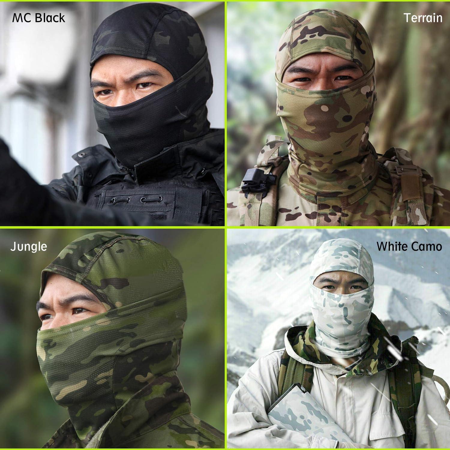 Máscara Balaclava Camo BLIENCE para Esquí y Ciclismo