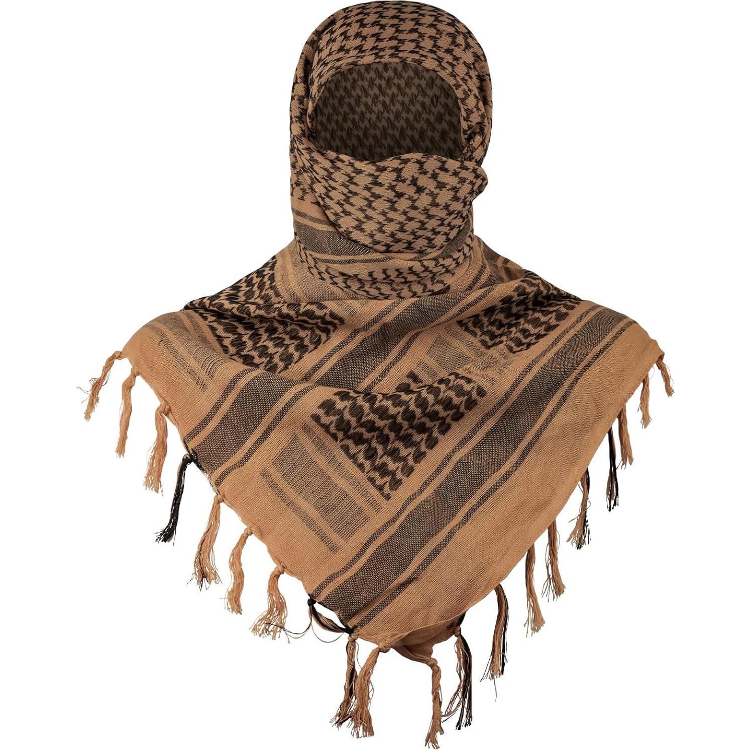 Shemagh Militar Táctico Aonal 100% Algodón 109x109 cm