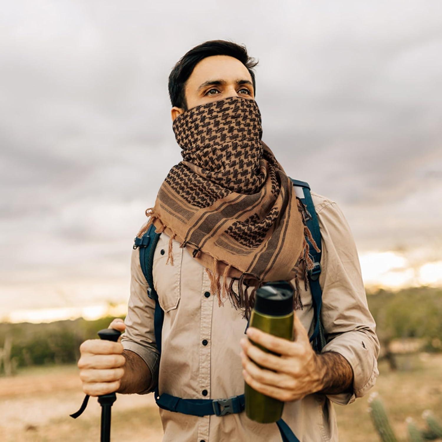 Shemagh Militar Táctico Aonal 100% Algodón 109x109 cm