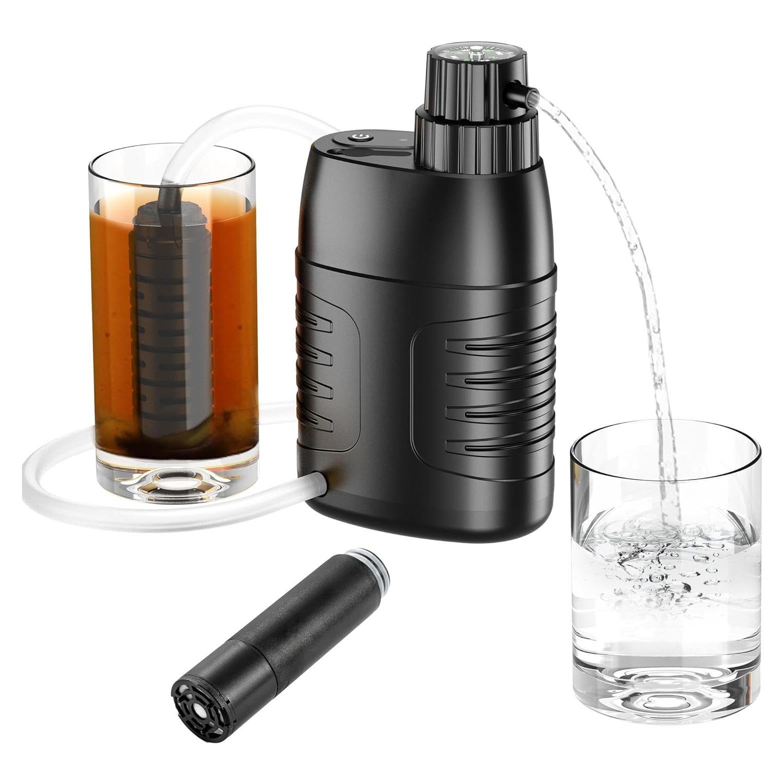 Purificador de Agua Eléctrico Fstcrt 0.01 Micrones Camping