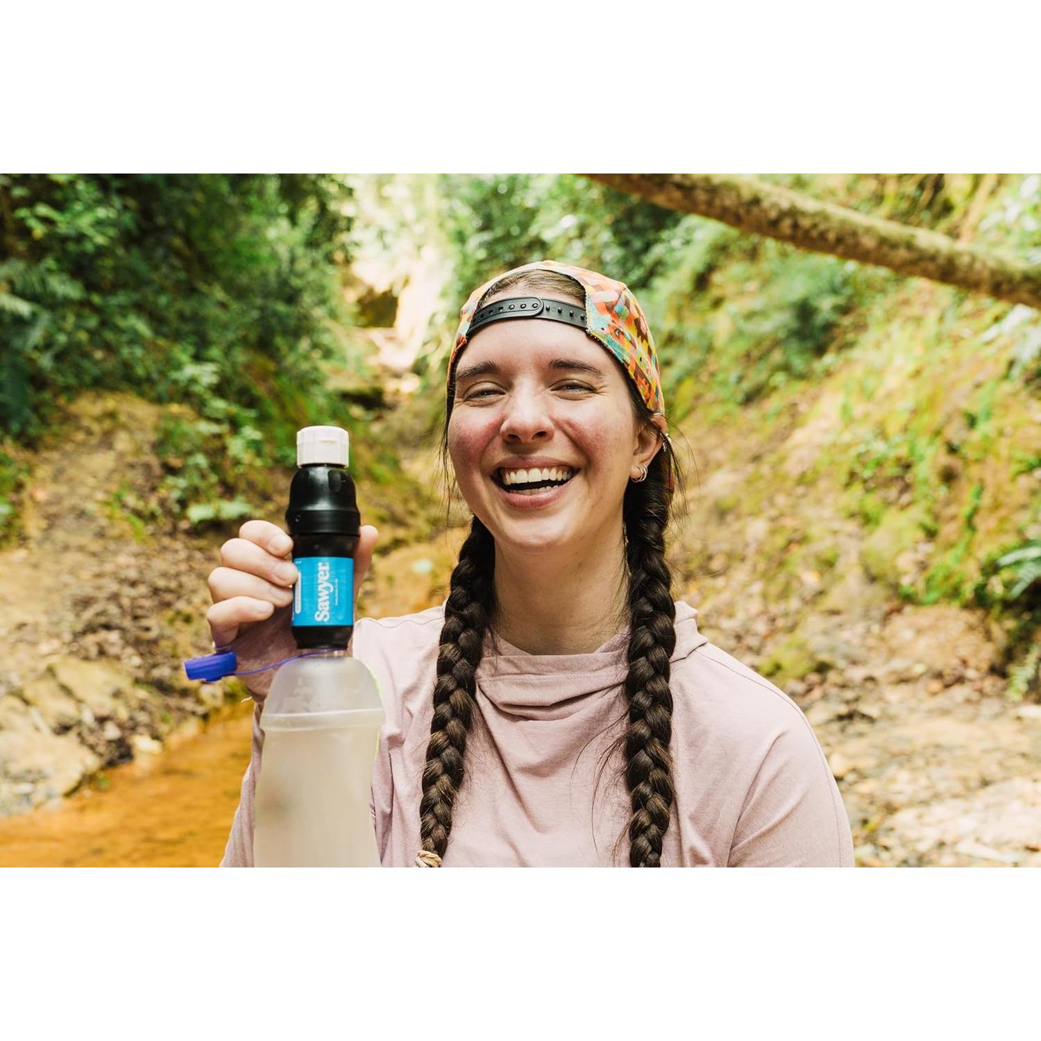 Filtro de Agua Sawyer Squeeze 2 Bolsas 32 oz Ligero