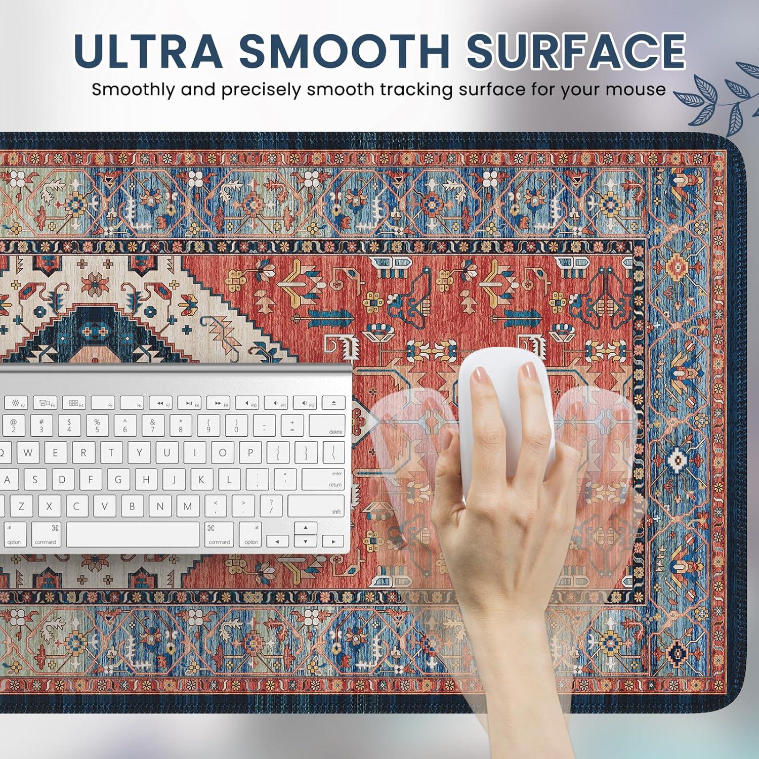 Alfombrilla de Escritorio iCasso XXL Antideslizante Marrón