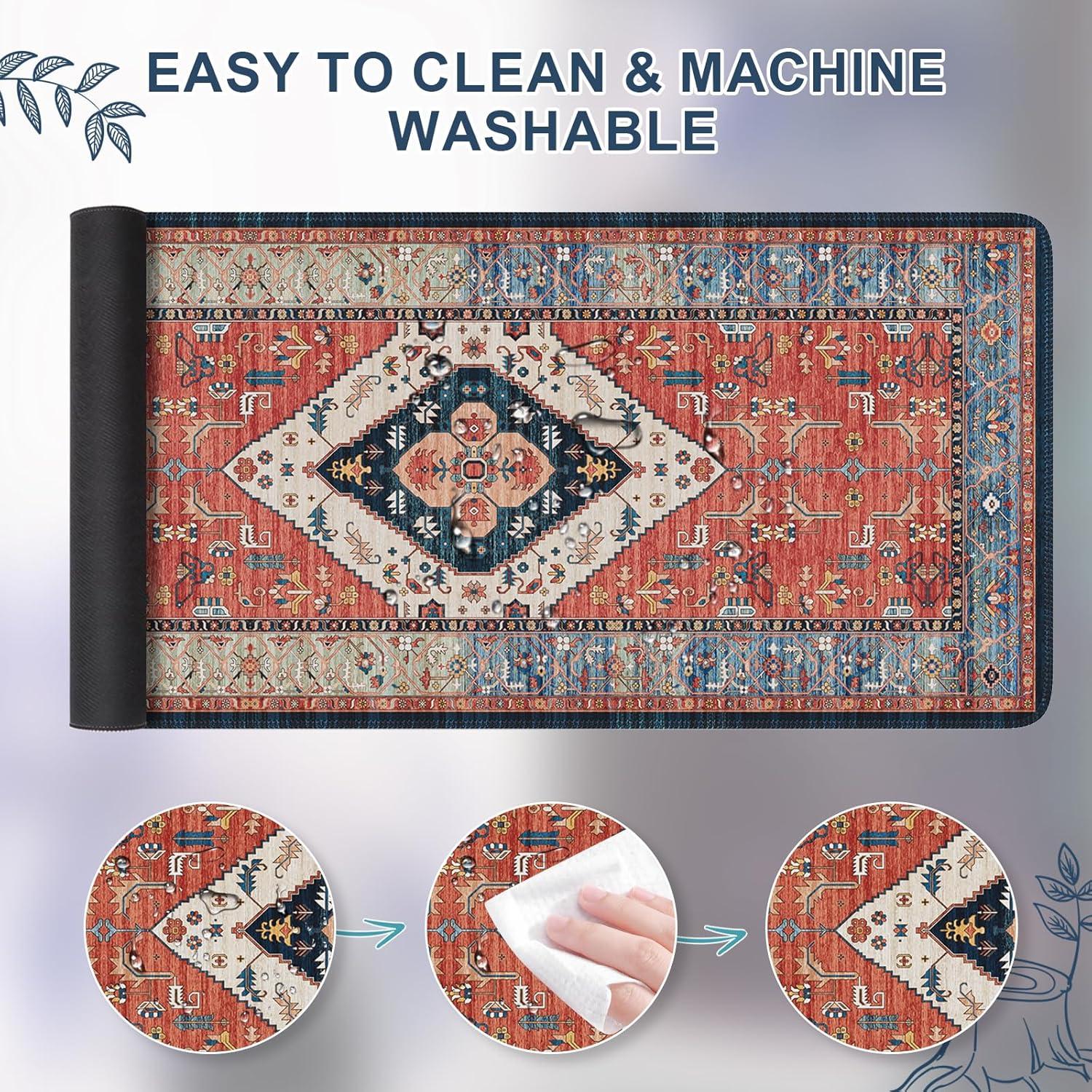 Alfombrilla de Escritorio iCasso XXL Antideslizante Marrón