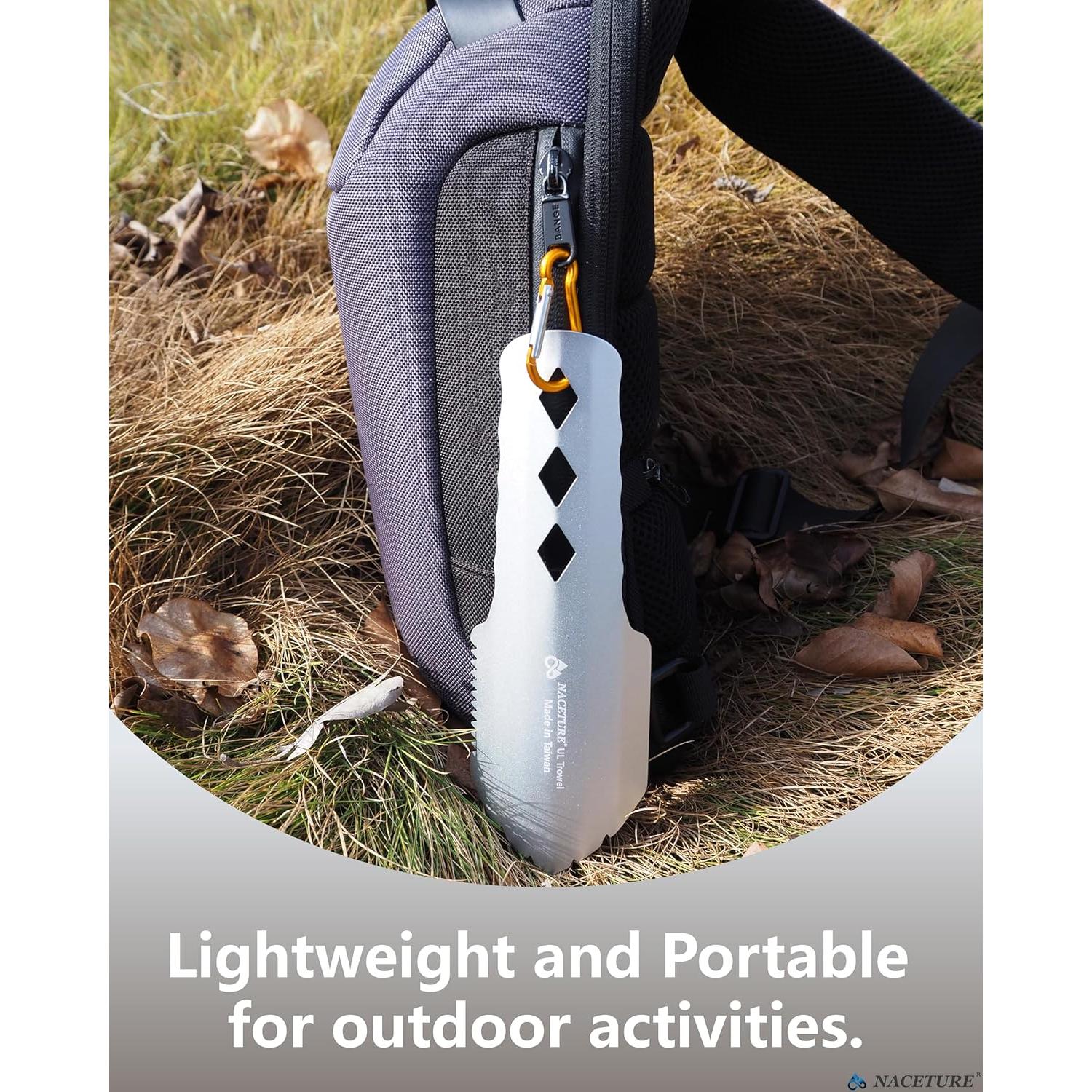 Pala de Camping NACETURE Ultraligera de Aluminio 27g