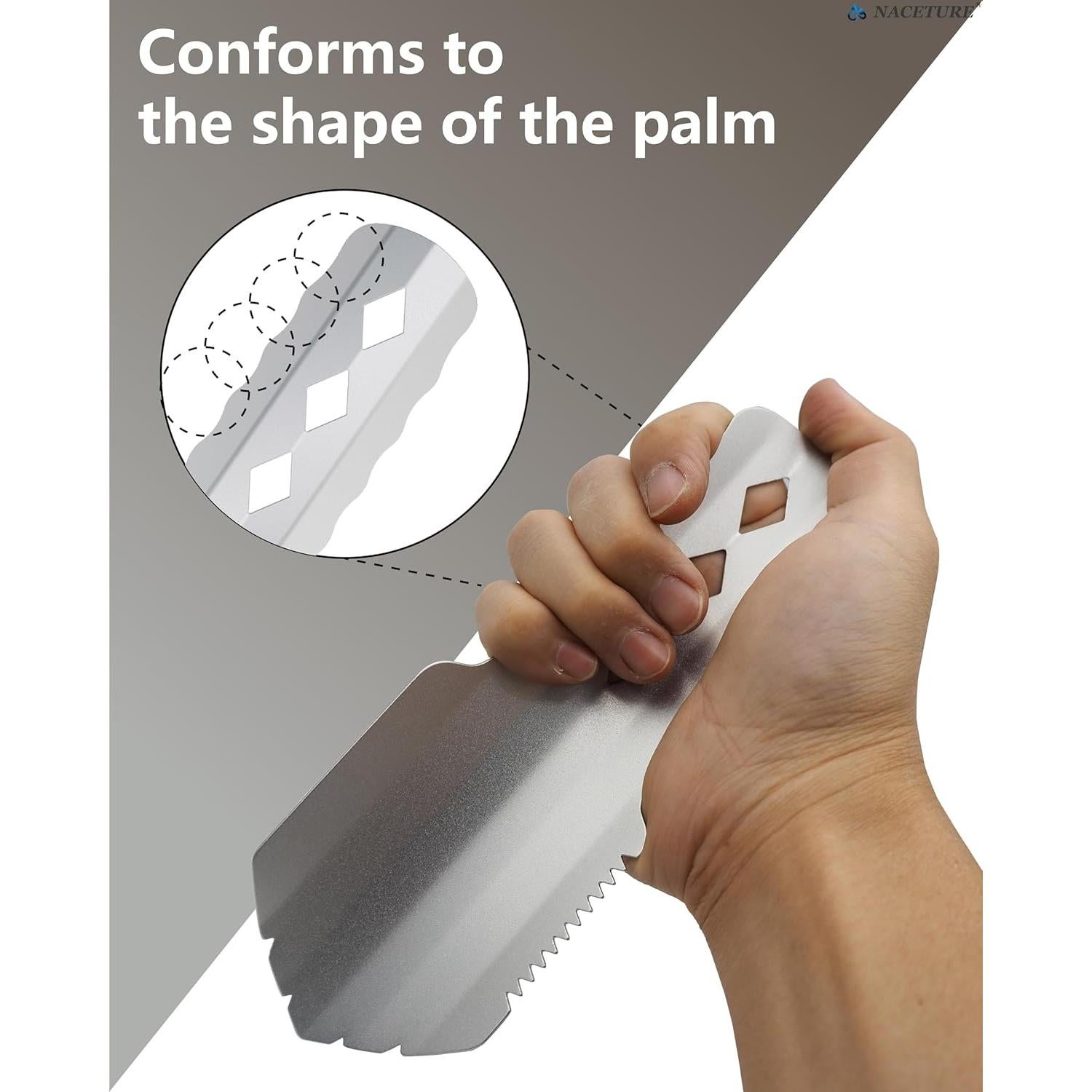 Pala de Camping NACETURE Ultraligera de Aluminio 27g