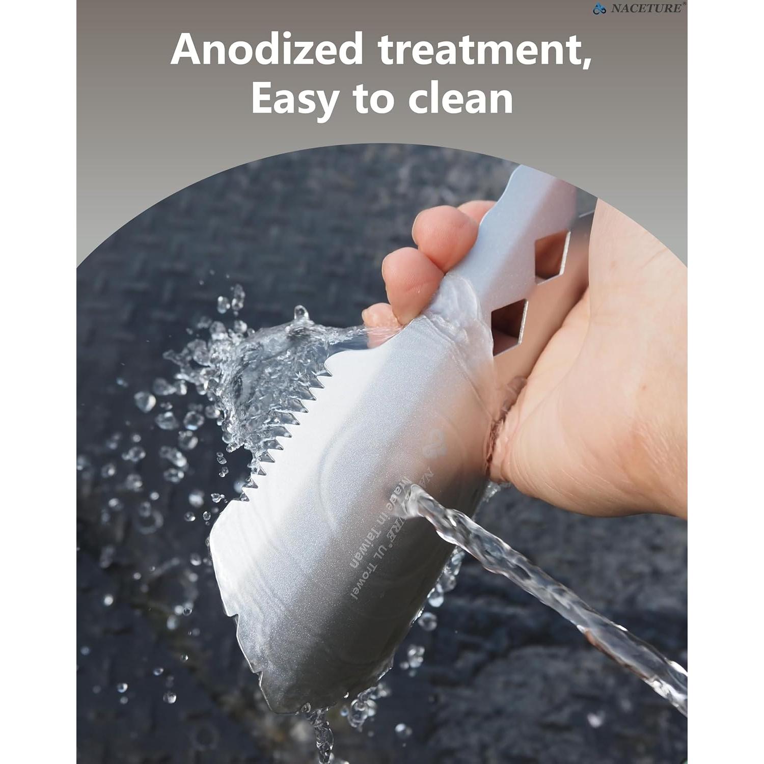 Pala de Camping NACETURE Ultraligera de Aluminio 27g