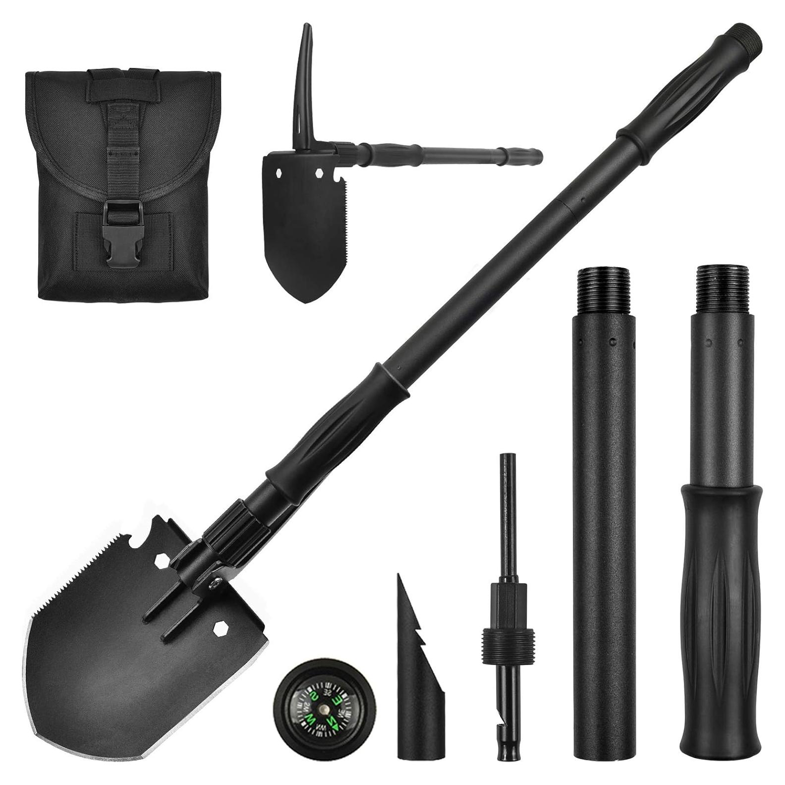 Pala de Supervivencia Yeacool 71.88 cm Plegable Multiherramienta