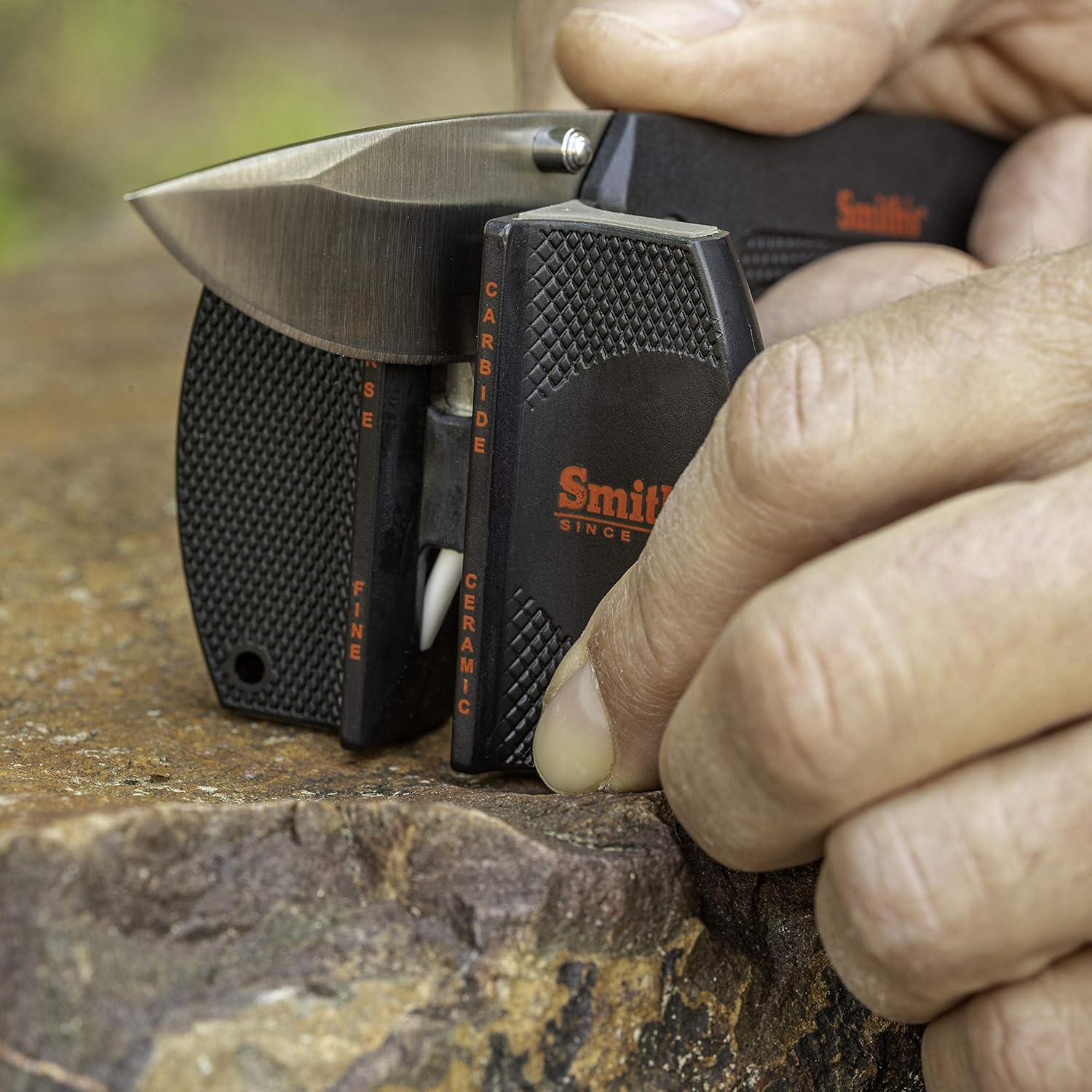 Kit de Supervivencia Smith's 3 Piezas - Cuchillo, Multi-Herramienta