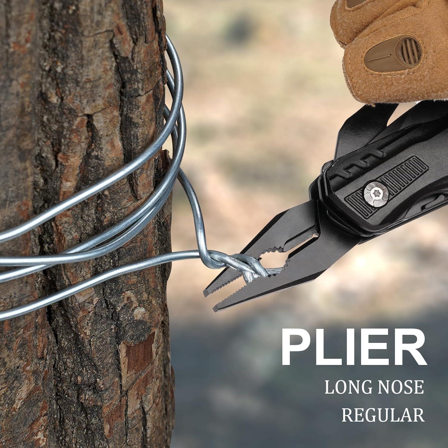 Cuchillo Multiherramienta Titorld 9 en 1 TE AMO Camping