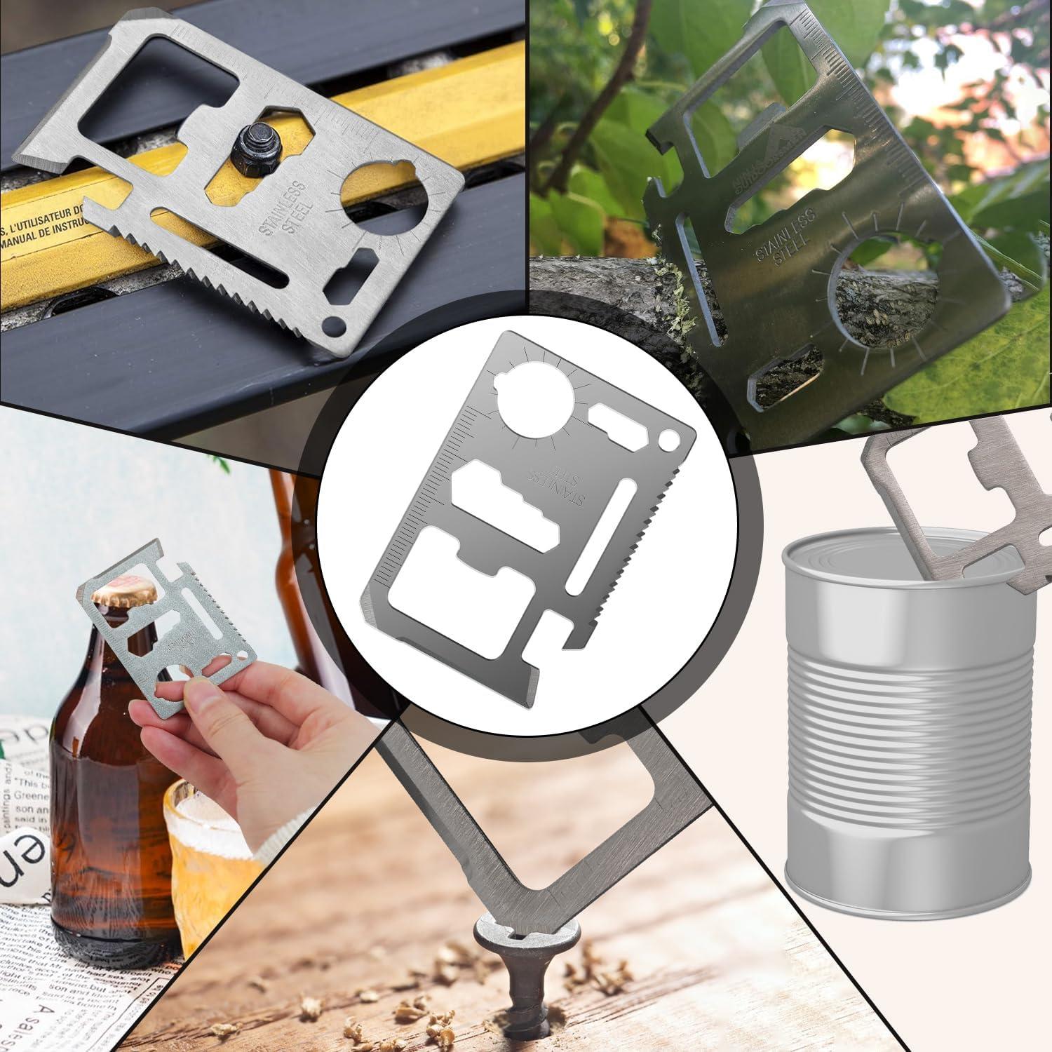 Multiherramienta 11-en-1 Weenkilly Tarjeta de Supervivencia