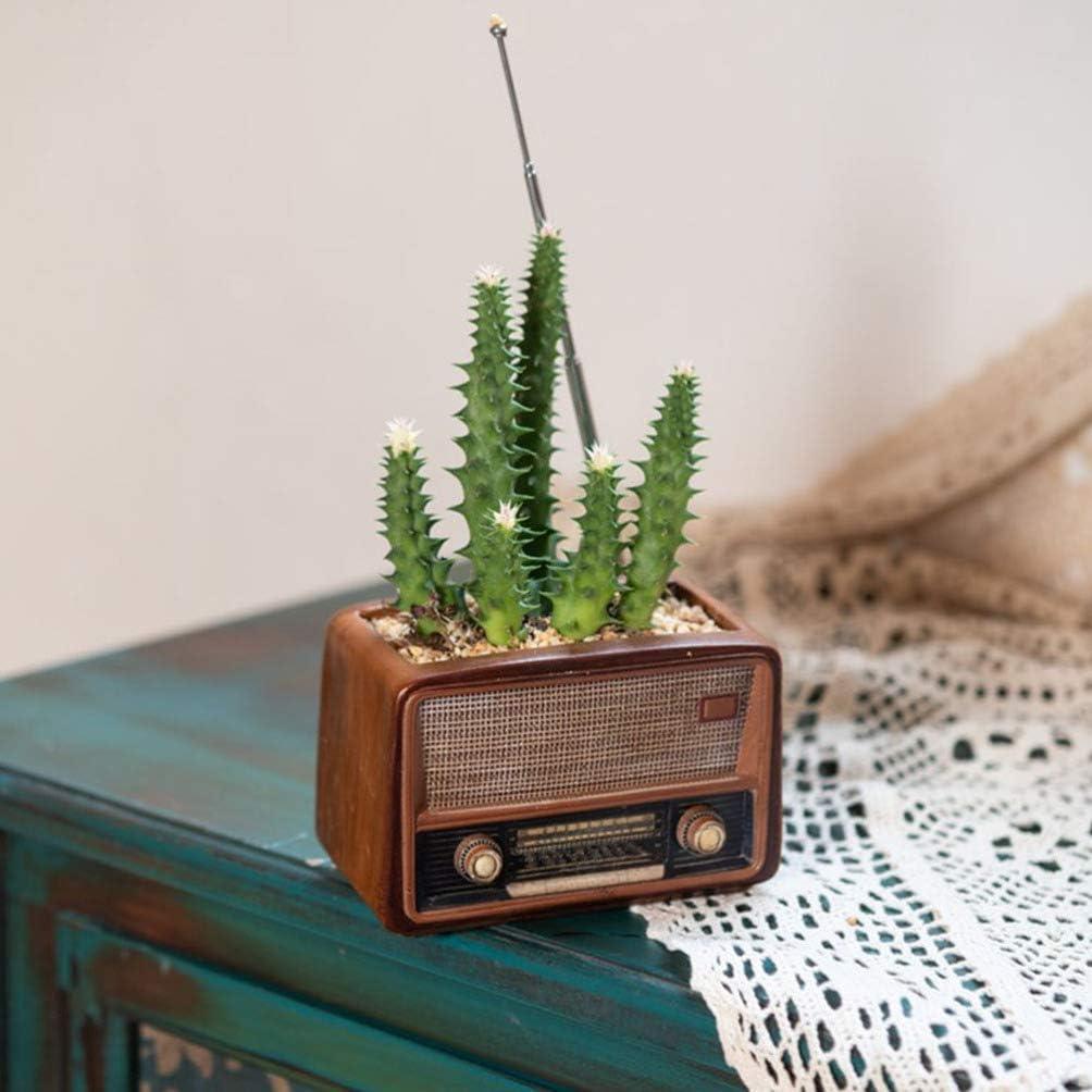 Maceta Retro BESTOYARD para Suculentas 12x6x7cm Drenaje