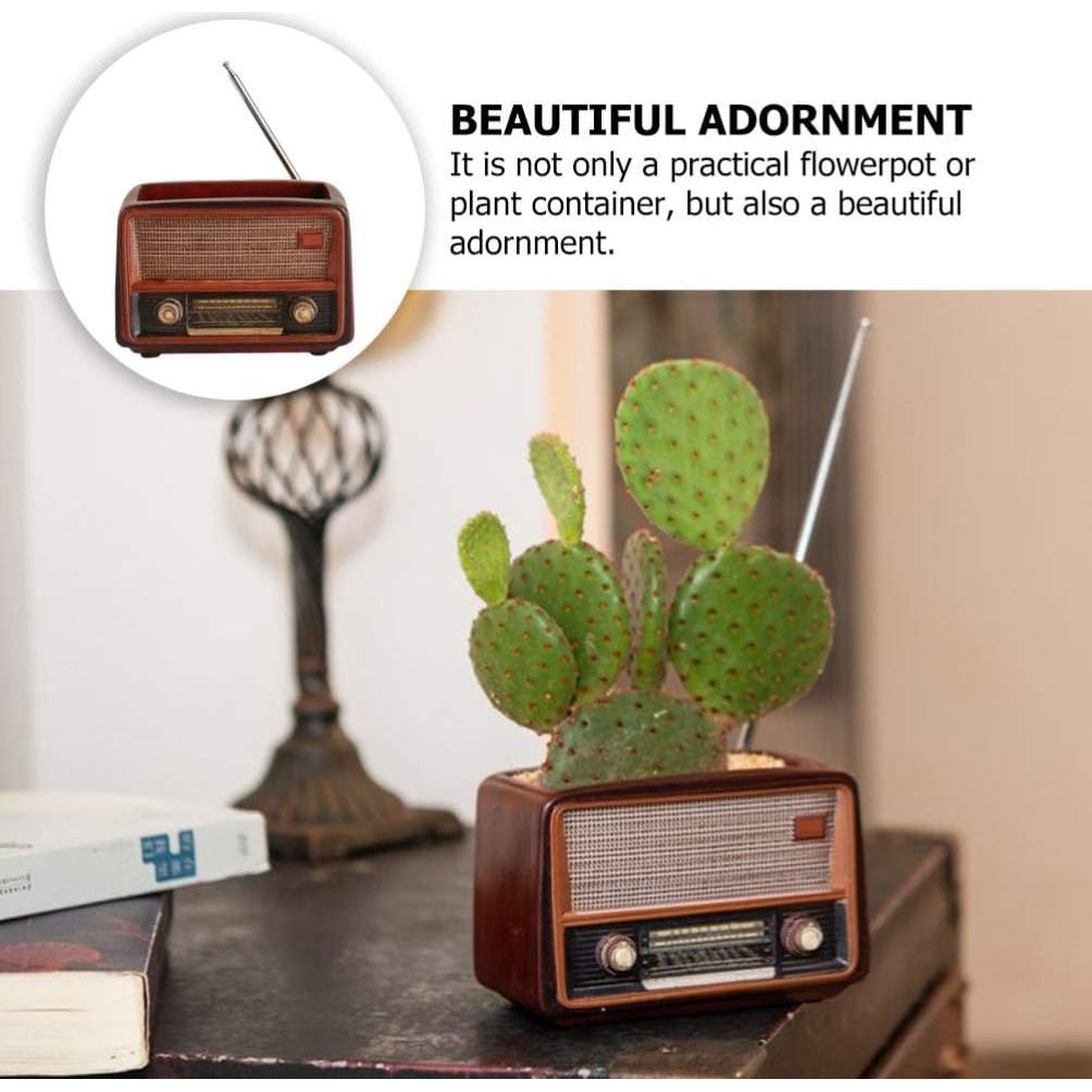 Maceta Retro BESTOYARD para Suculentas 12x6x7cm Drenaje