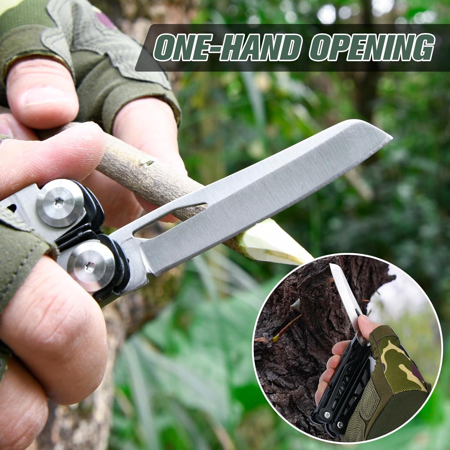 Multiherramienta FLYHOMES 16 en 1 Plegable para Camping