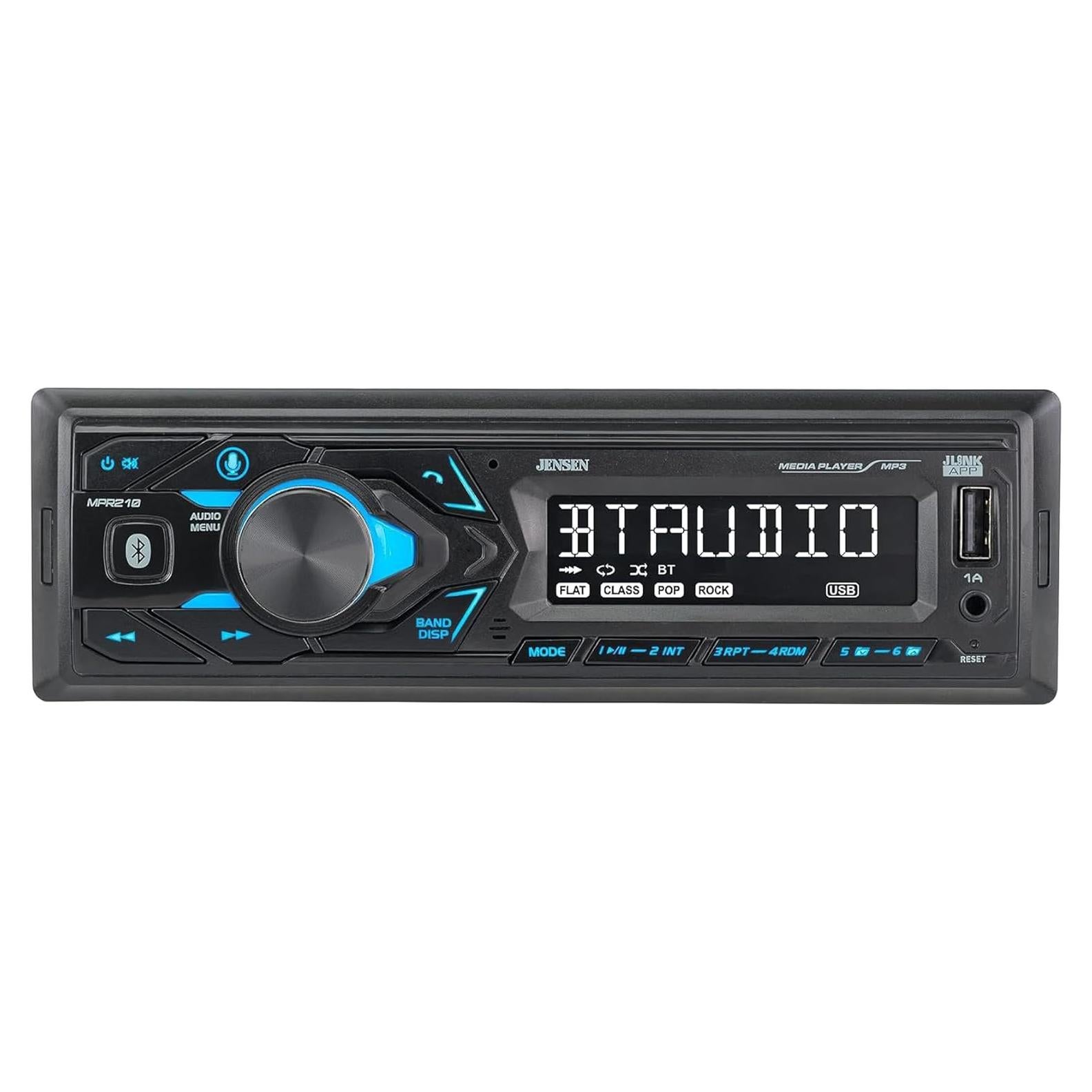 Estéreo de Coche Jensen MPR210 Bluetooth 1 DIN USB AM/FM