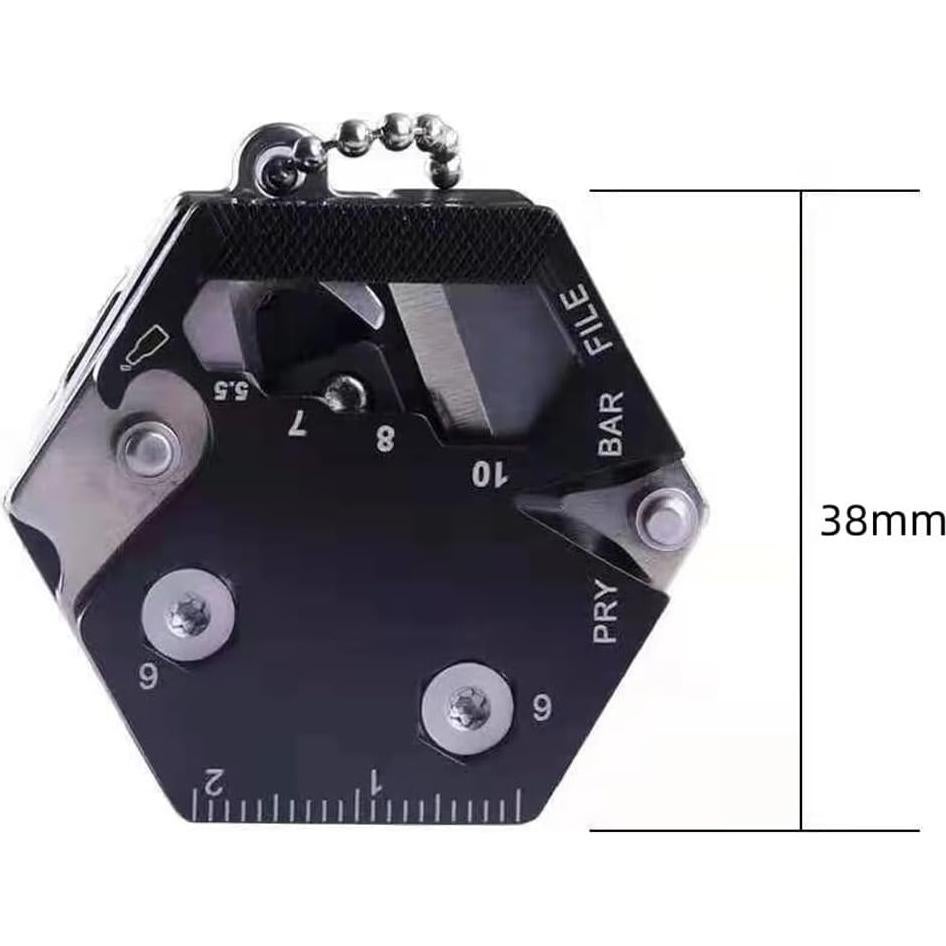 Multi-Function Tool, EDC Tool 14 in 1 Multi-Tool Tool Key Chain Multifunctional Pliers Keychain Screwdriver Set