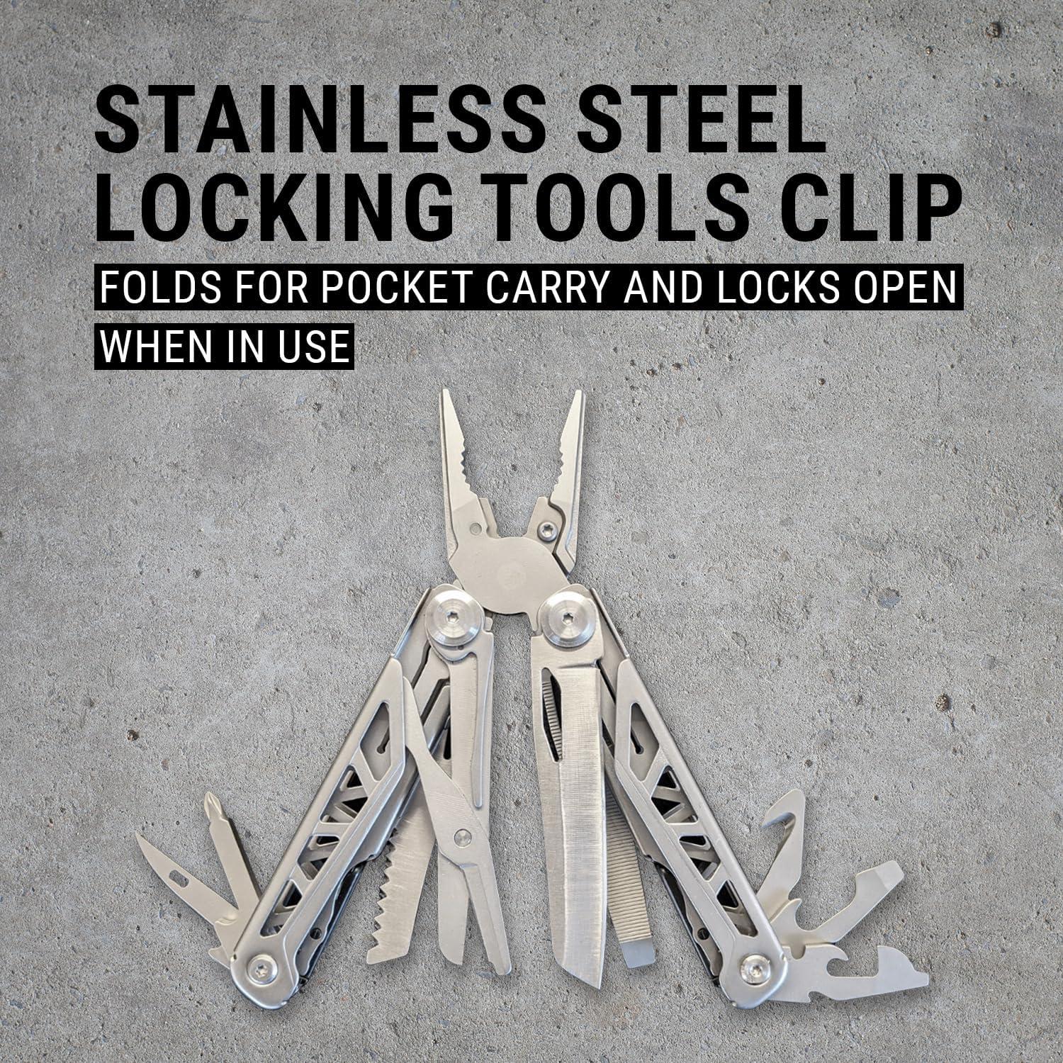 Multitool EPG 18 Herramientas Acero Inoxidable con Funda