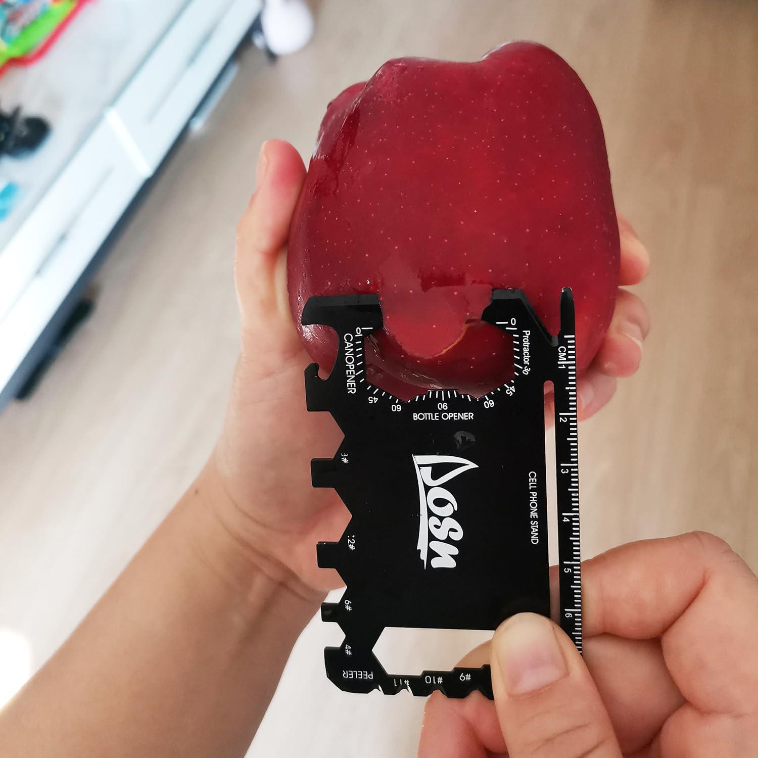 Multiherramienta de Billetera DLOSN 6 en 1 Acero Inoxidable