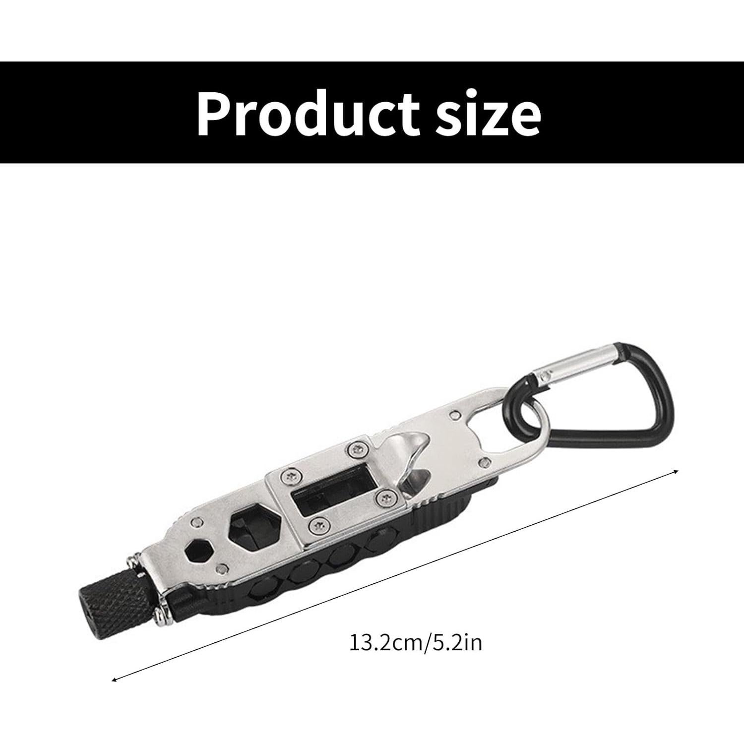 Multiherramienta QIEIEI Llave Destornillador con Linterna LED