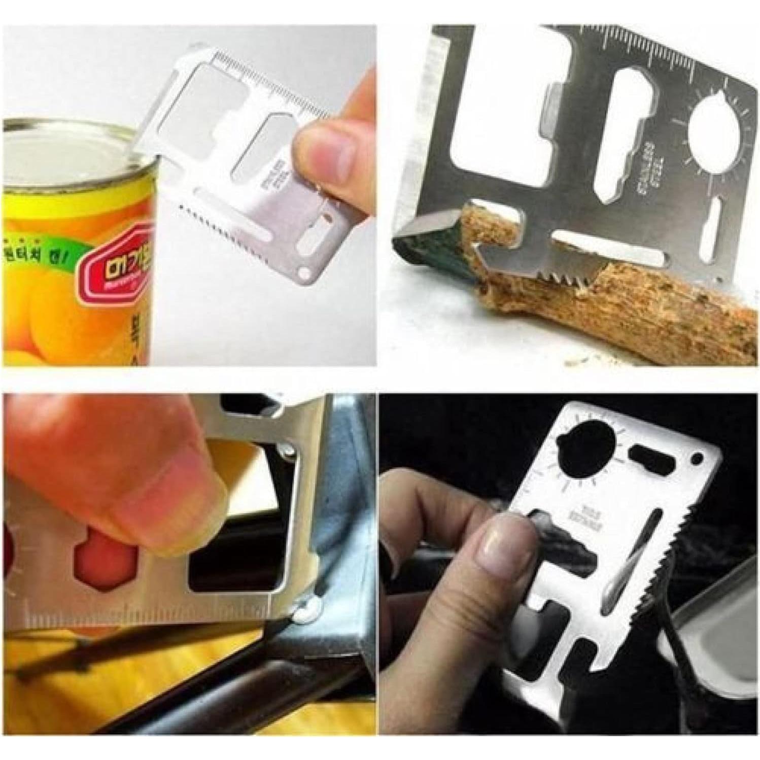 Tarjeta Multitool 14 en 1 Semper Paratus Gear - Kit Supervivencia