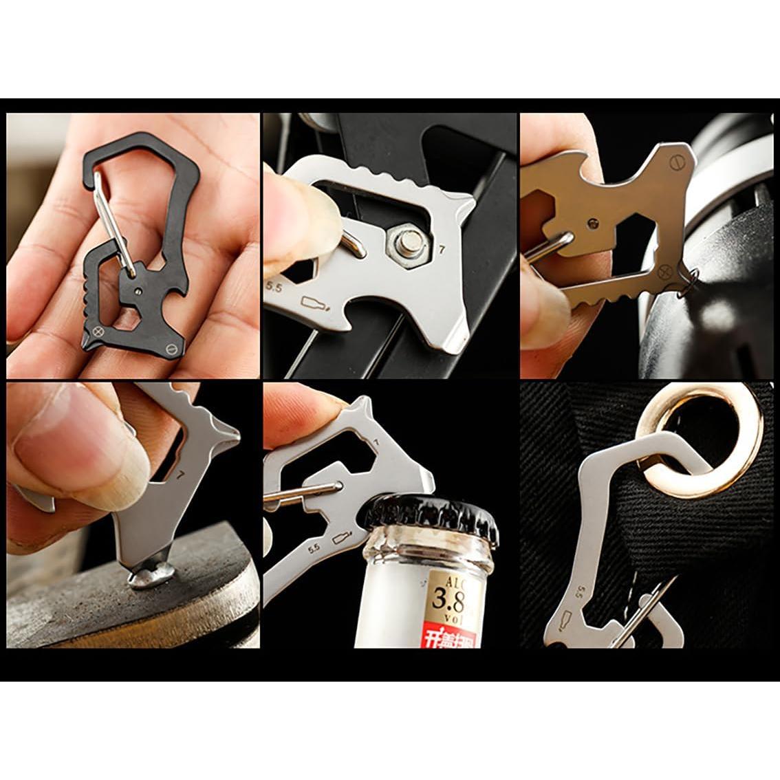 Llavero Multiherramienta 6 en 1 Teng Lang Acero Inoxidable