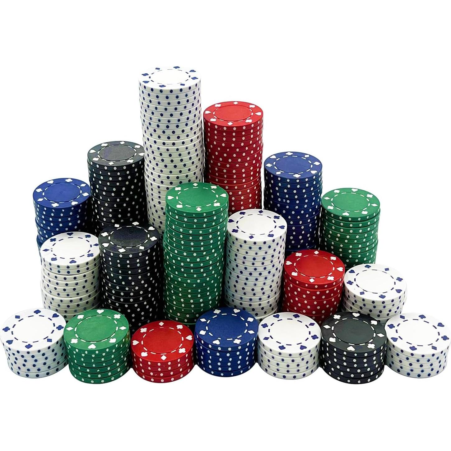 Fichas de Póker SEETOOOGAMES 100 Piezas 11.5g 40mm