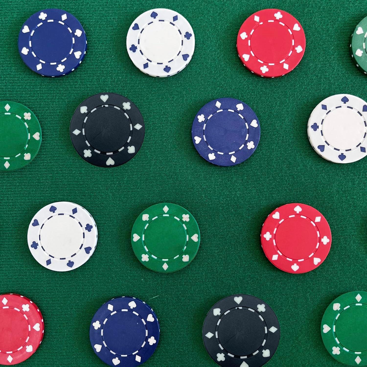 Fichas de Póker SEETOOOGAMES 100 Piezas 11.5g 40mm