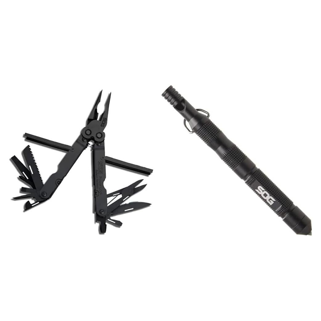 Multi-Herramienta SOG PowerLock + Flint Supervivencia