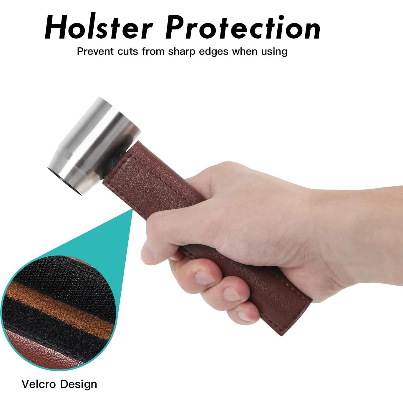 RDSTER Survival Tools for Bushcraft Settlers Wrench, Scotch Eye Wood Drill Bit for Bushcraft Backpack and Camping, Outdoor Wood Peg and Hole Maker - Manual Wrench Brown