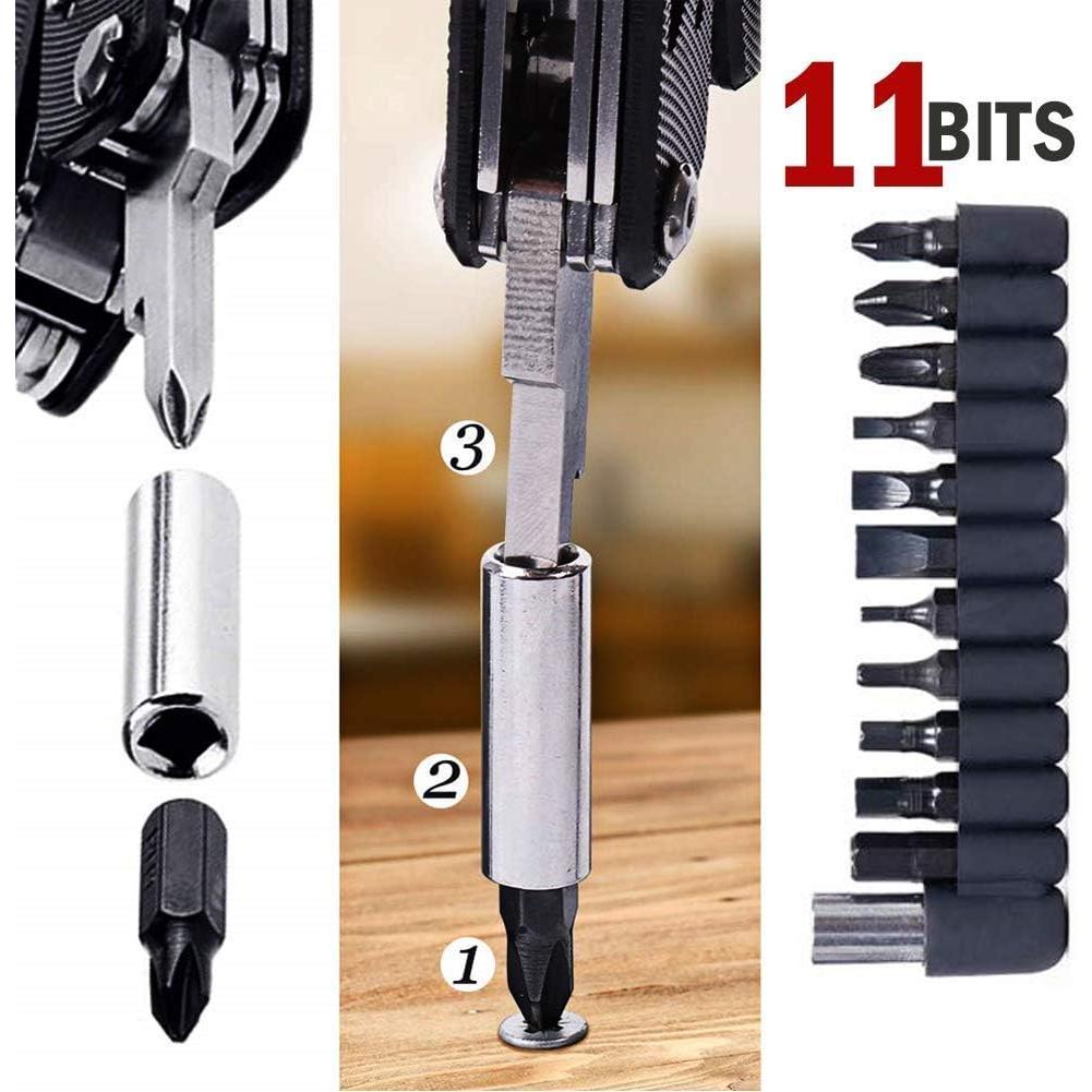 Herramienta Múltiple Forever Sleek 14 en 1 para Camping