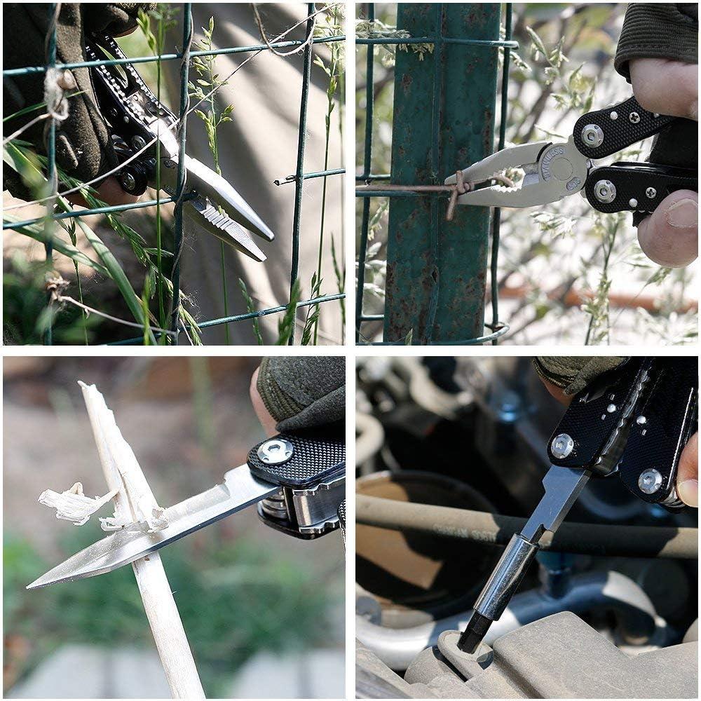 Herramienta Múltiple Forever Sleek 14 en 1 para Camping