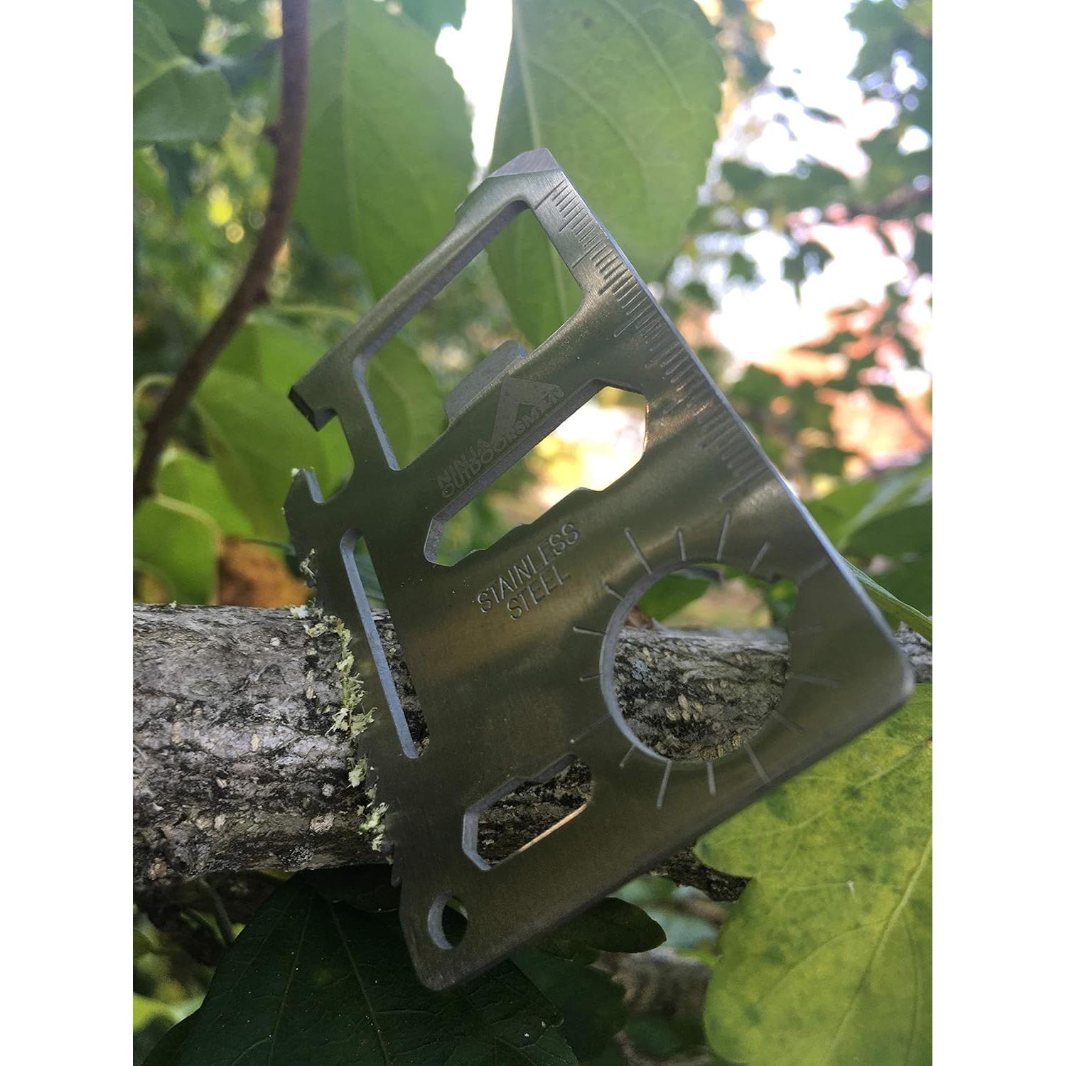 Herramienta Multifuncional Ninja Outdoorsman 11 en 1 - Acero