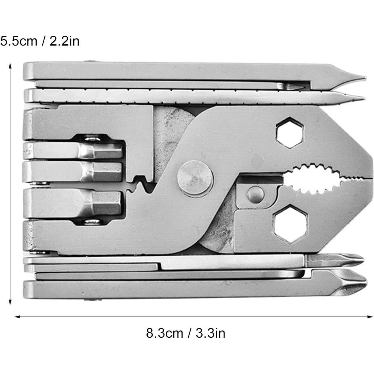 Alicate Multiherramienta Fabater 25 en 1 Acero Inoxidable