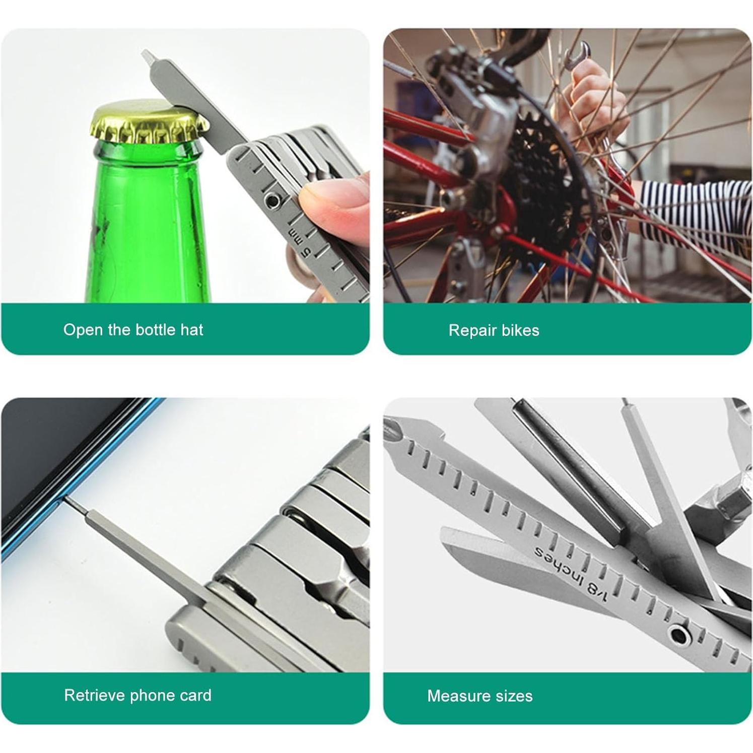 Alicate Multiherramienta Fabater 25 en 1 Acero Inoxidable