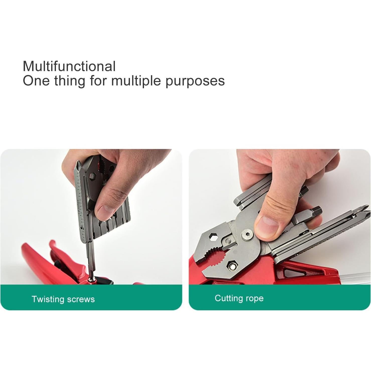 Alicate Multiherramienta Fabater 25 en 1 Acero Inoxidable