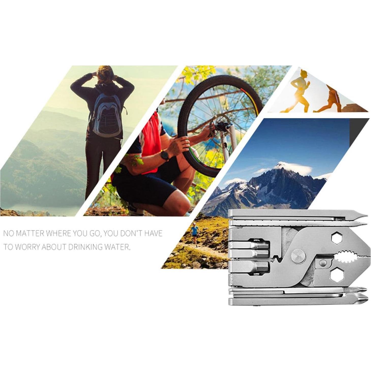 Alicate Multiherramienta Fabater 25 en 1 Acero Inoxidable