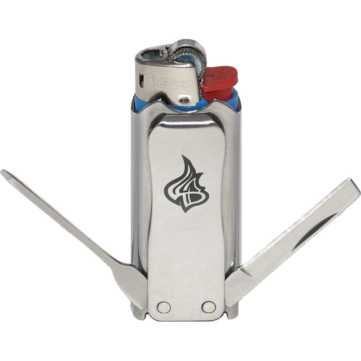 Funda Multi-Herramienta LighterBro de Acero Inoxidable