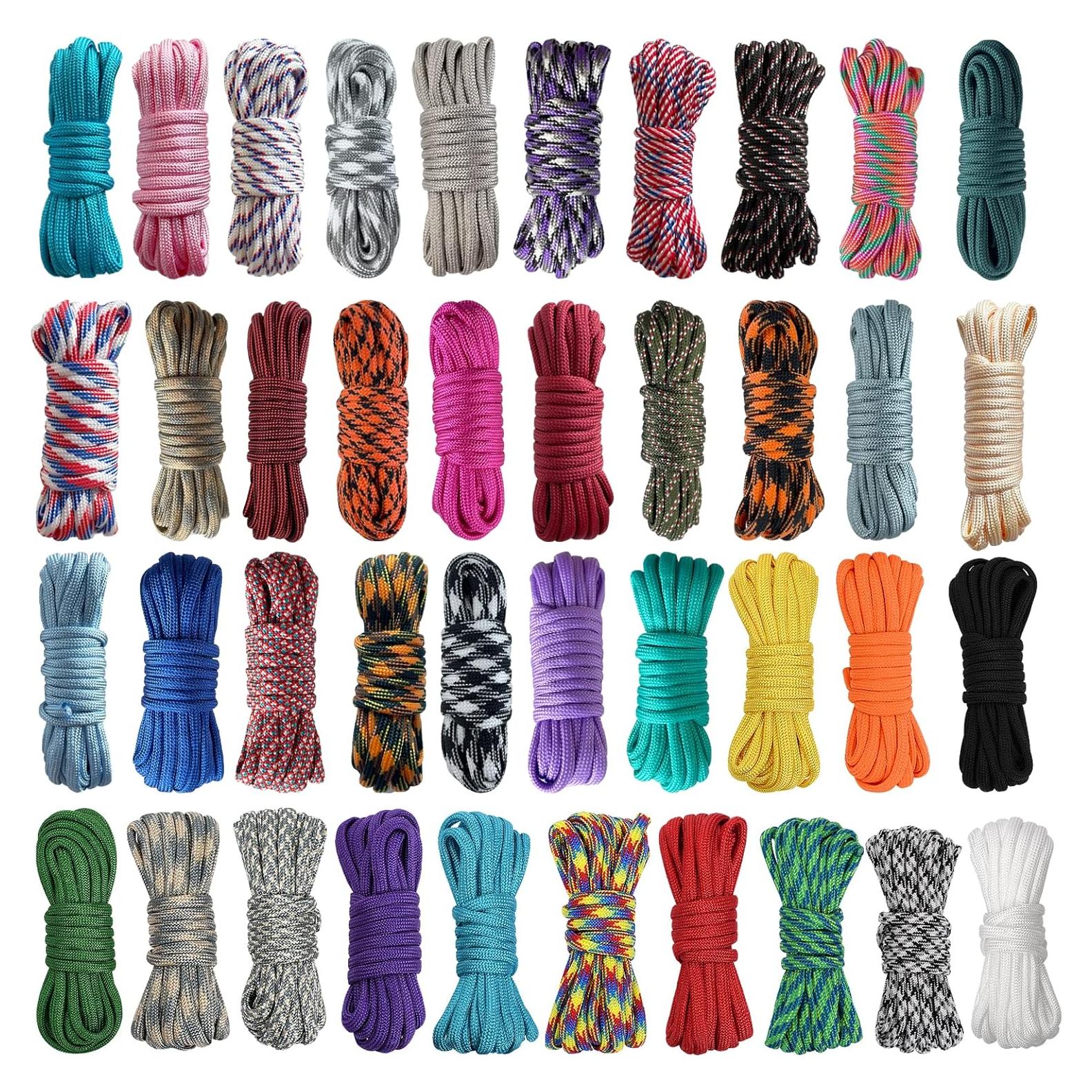 Cuerda Paracord 550 Mesench 40 Colores 3m para Manualidades
