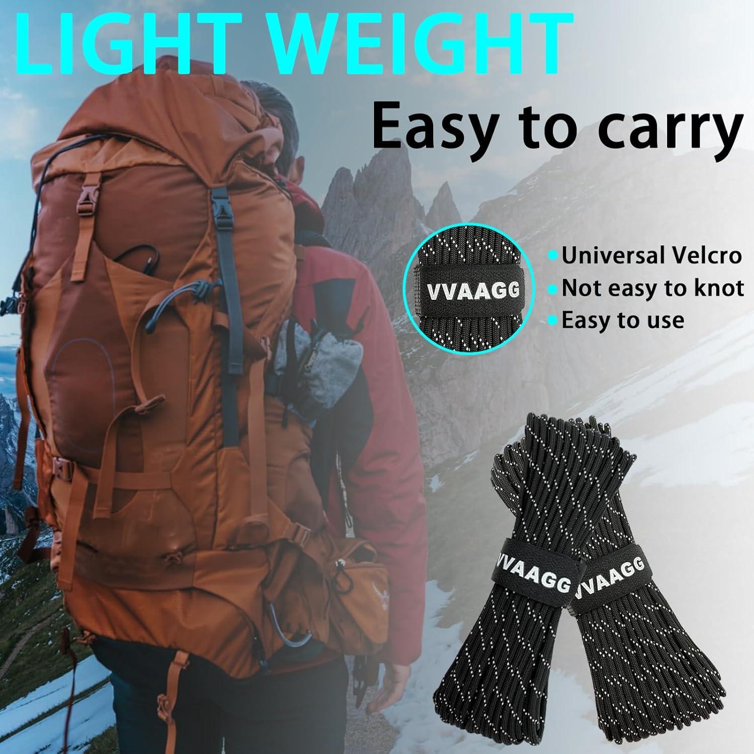 Cuerda Paracord VVAAGG 100m 7 Hilos Nylon 4mm Camping