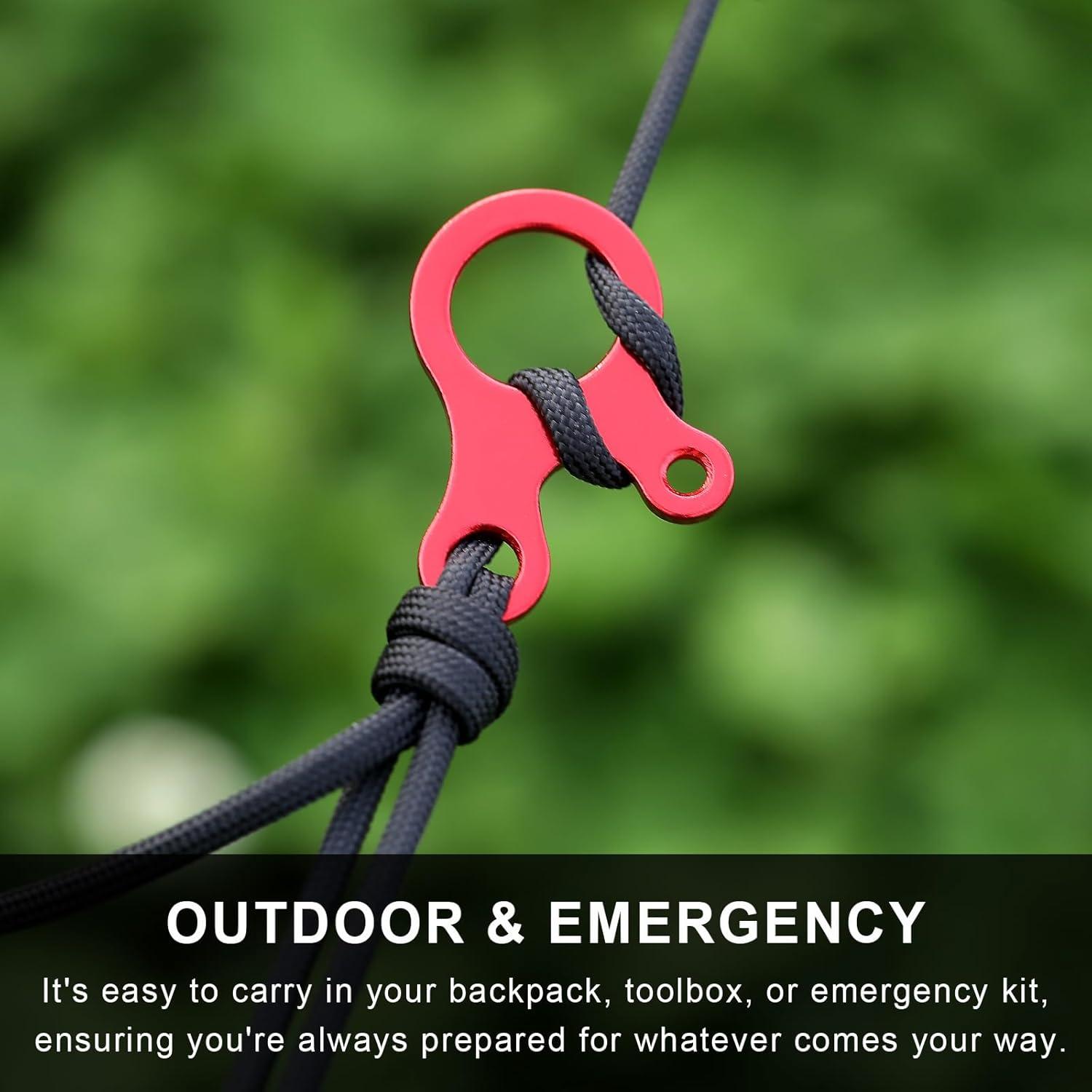 Cuerda Paracord WEREWOLVES 30,48 m Negra para DIY