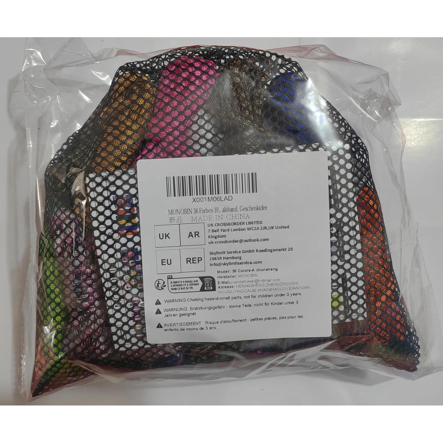 Kit Paracord MONOBIN 36 Colores 3,05 m para Manualidades