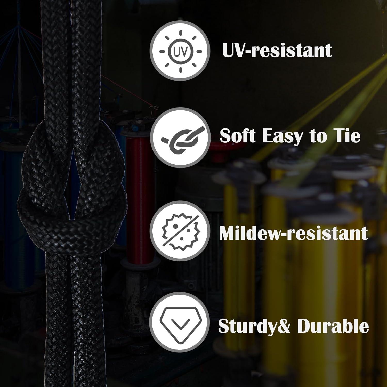 Cuerda Paracord MONOBIN 30m 4mm 7 Hilos para Manualidades