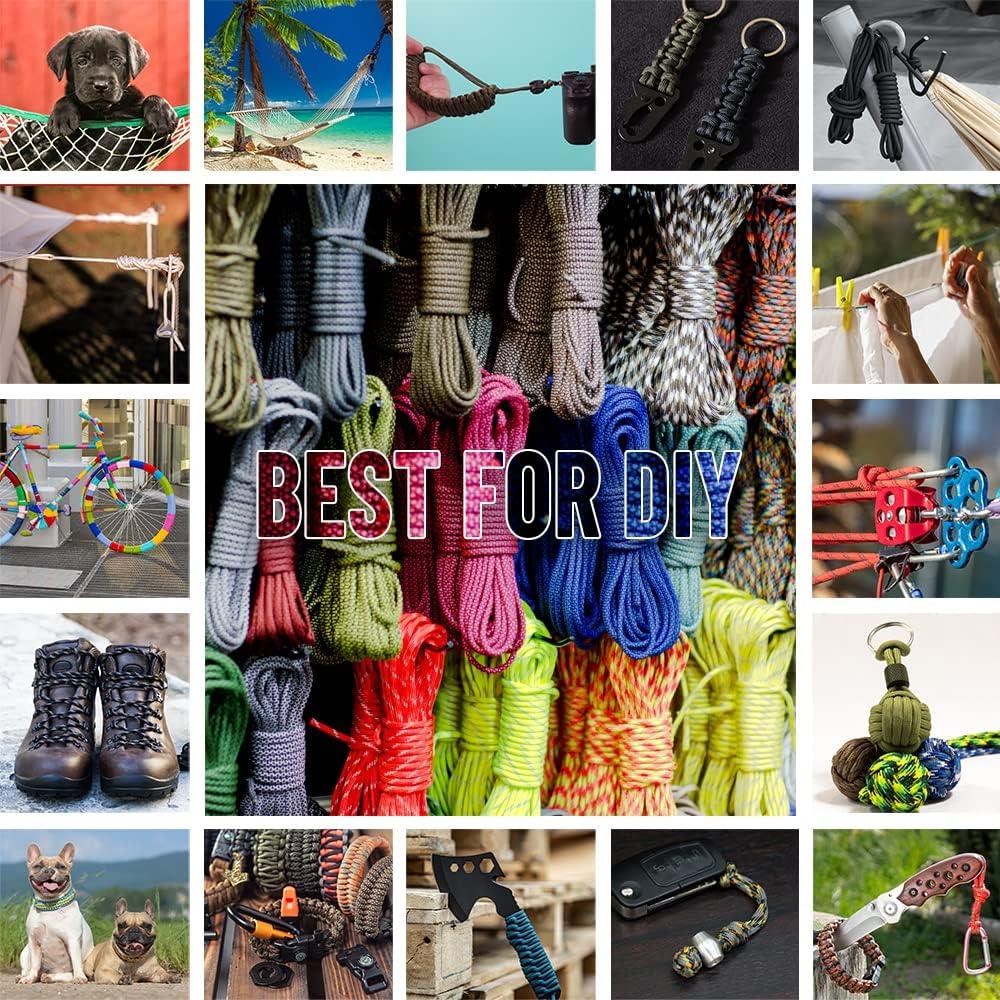 Cuerda Paracord HERCULES 550 4mm 15,24m Rojo Imperial