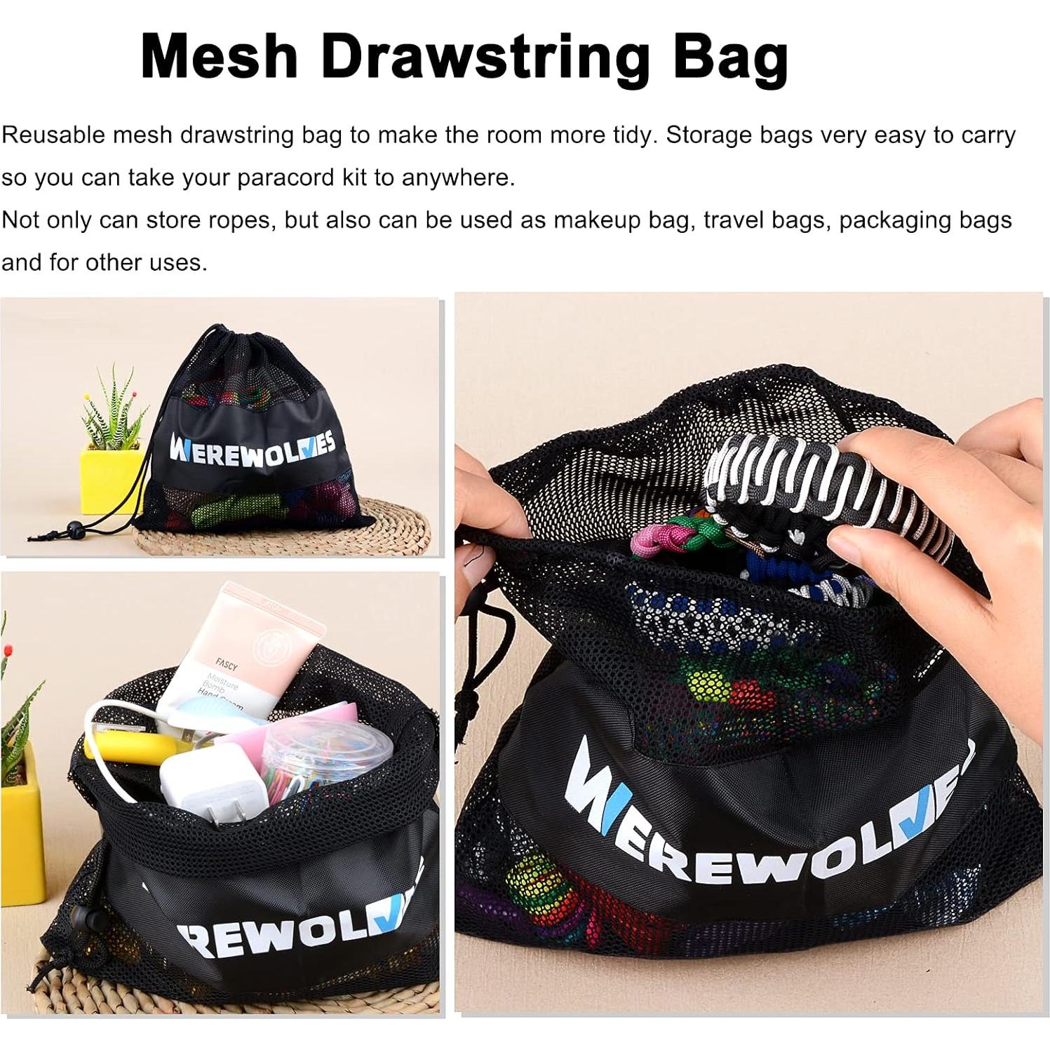 Kit Paracord 550 WEREWOLVES 20 Colores + Micro Paracord