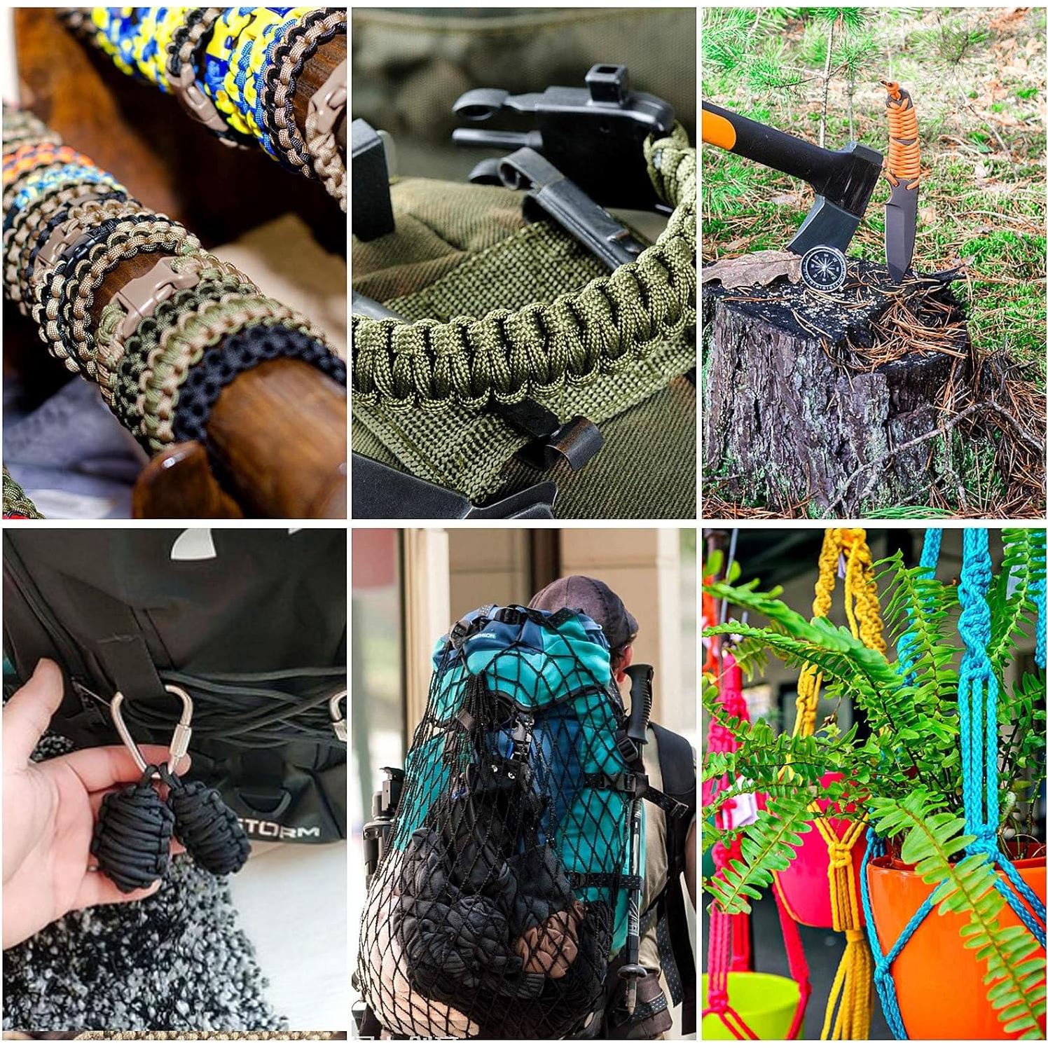 Kit Paracord 550 WEREWOLVES 20 Colores + Micro Paracord