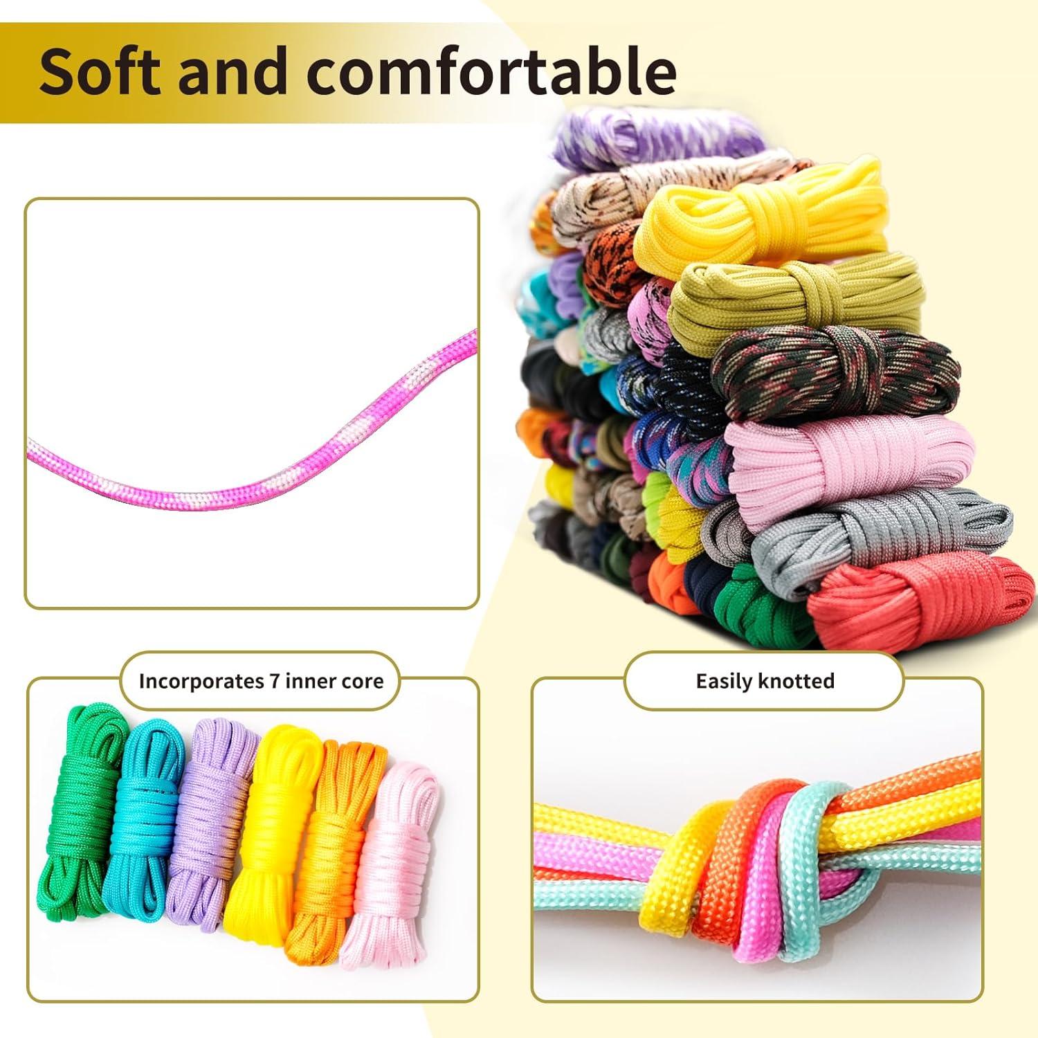 Kit Paracord 550 CONEHOY 85 Pcs 3,05 m Cuerda Nylon